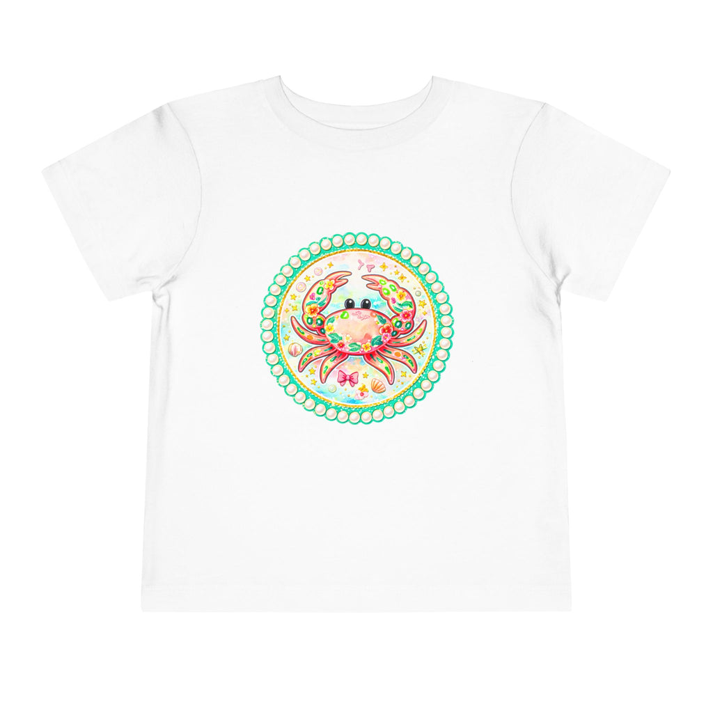 Toddler Tee — Colorful Watercolor Crab Kids Shirt