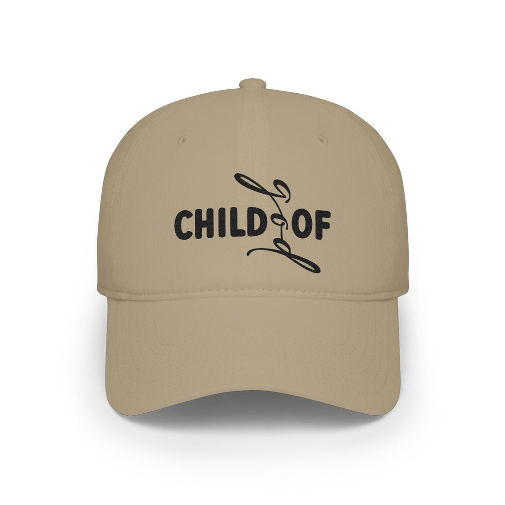 Child of God Low Profile Baseball Cap Faith-Inspired Adjustable Hat