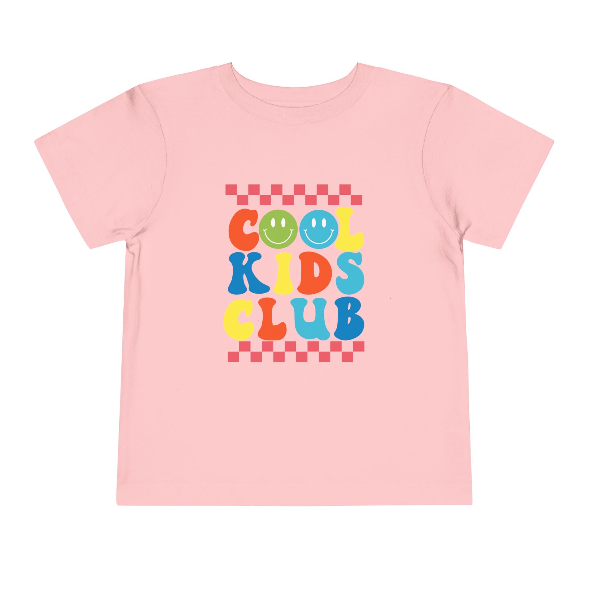 Cool Kids Club Toddler Tee — Colorful Retro Graphic Shirt