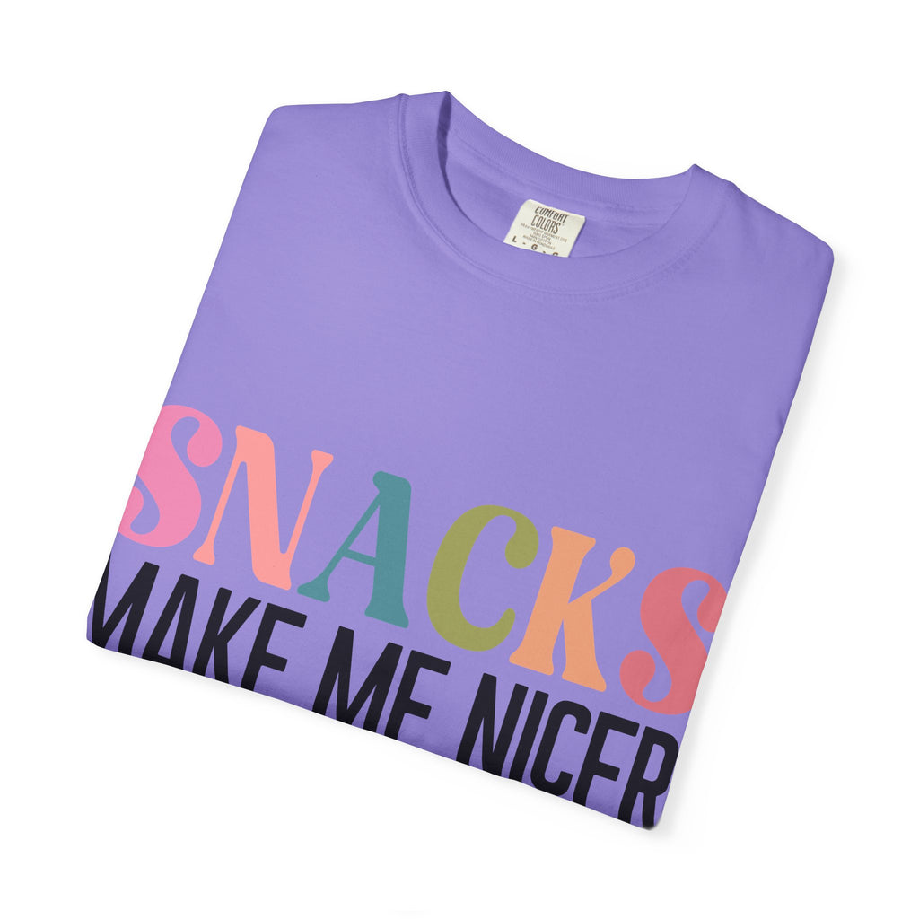 Snacks Make Me Nicer T-Shirt