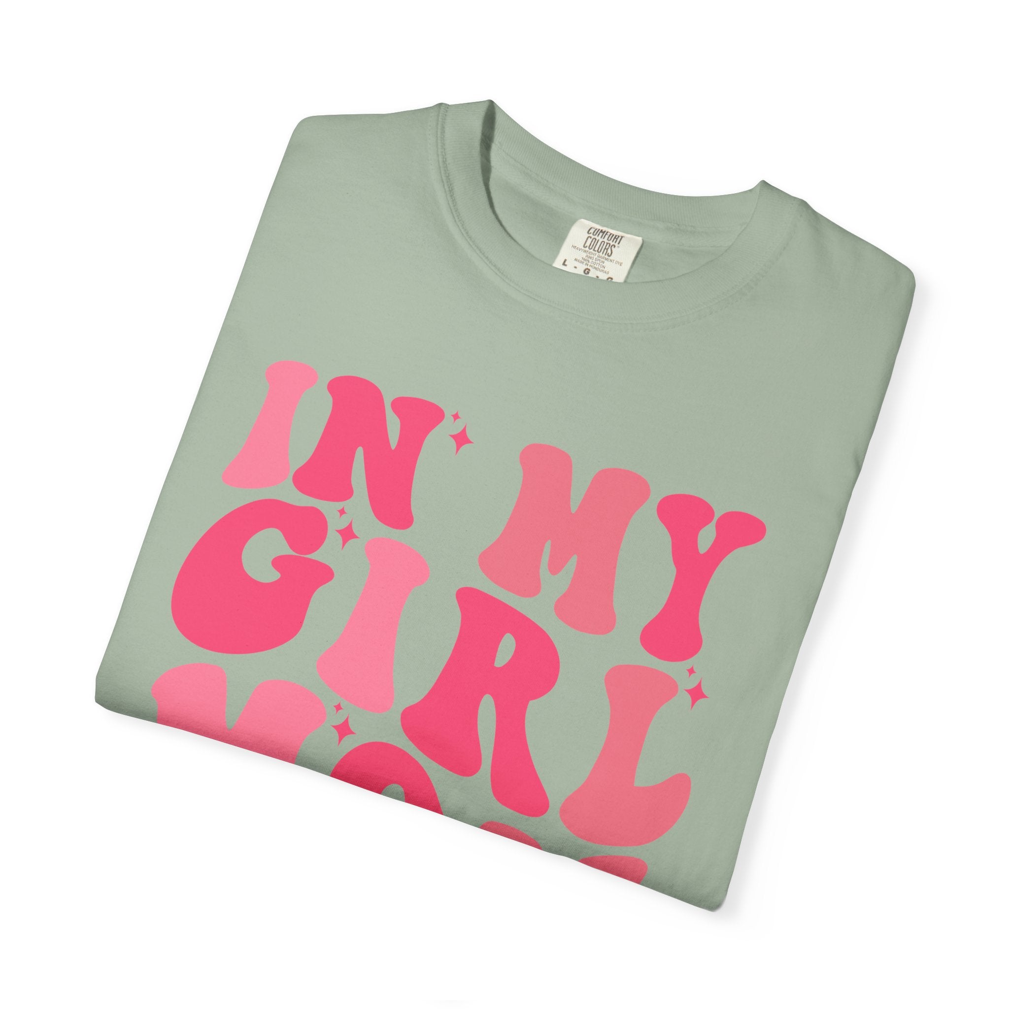 In My Girl Mom Era T-Shirt — Retro Pink Script Tee for Proud Moms