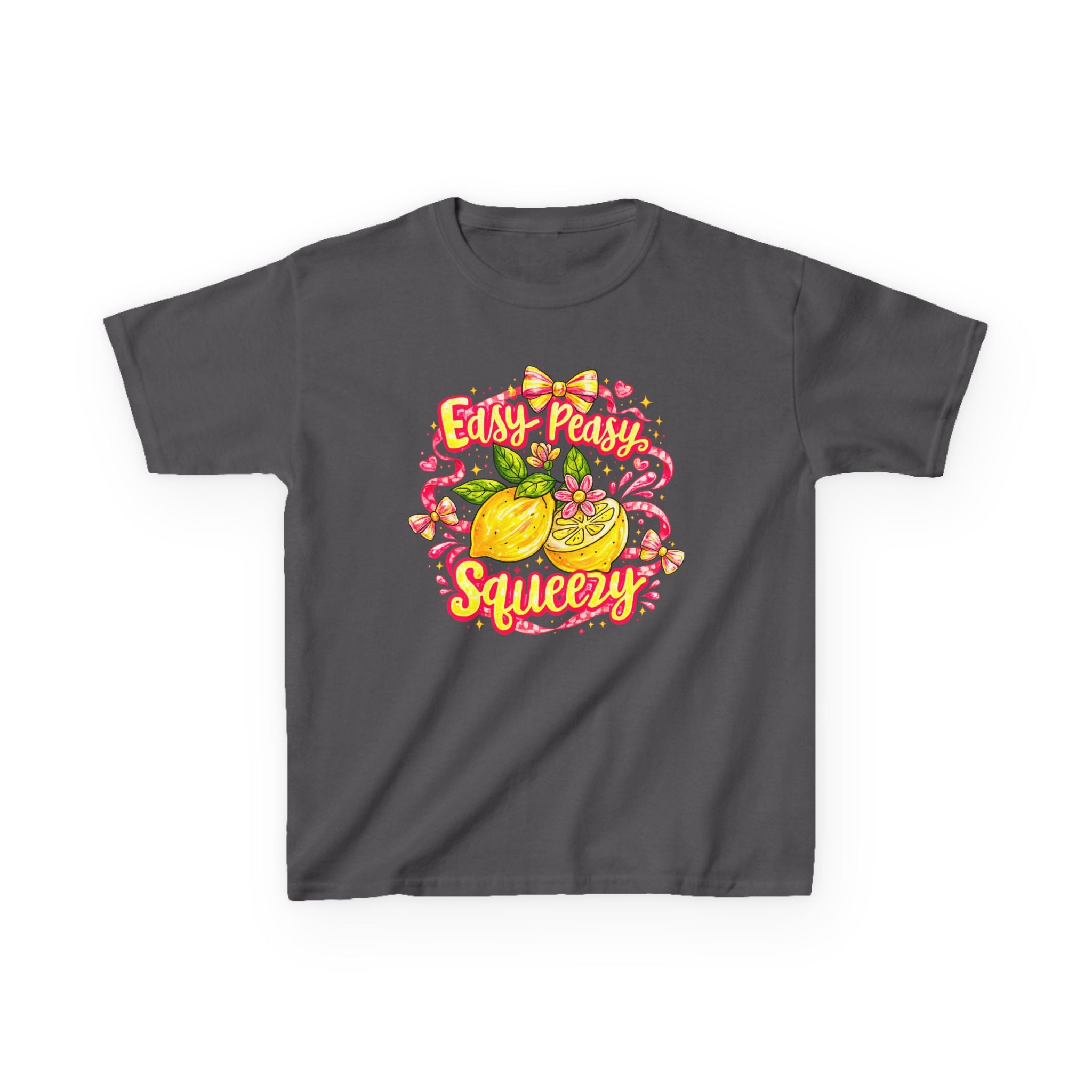 Kids T‑Shirt – "Easy Peasy Squeezy"  Fruit Graphic Tee