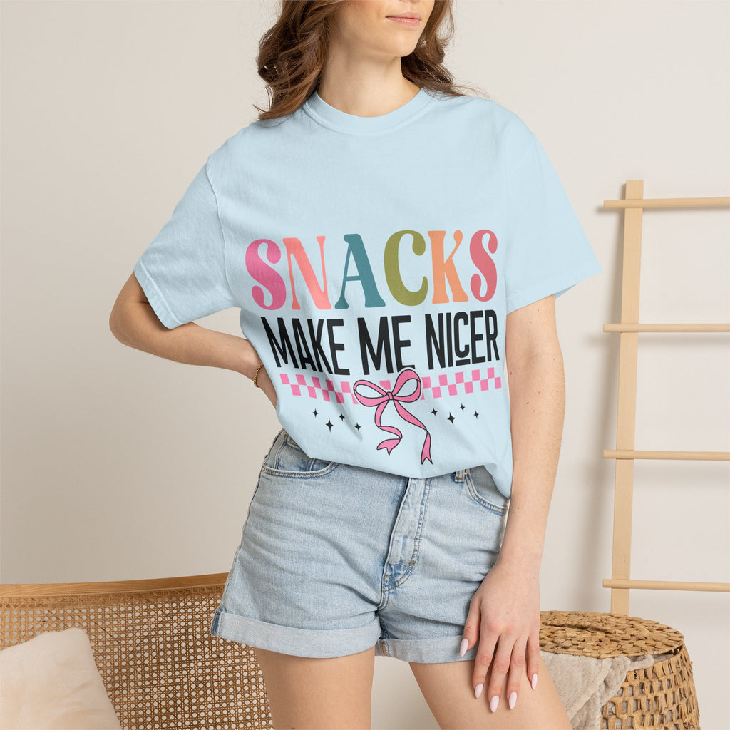Snacks Make Me Nicer T-Shirt