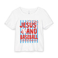 Jesus and Baseball Baby Tee