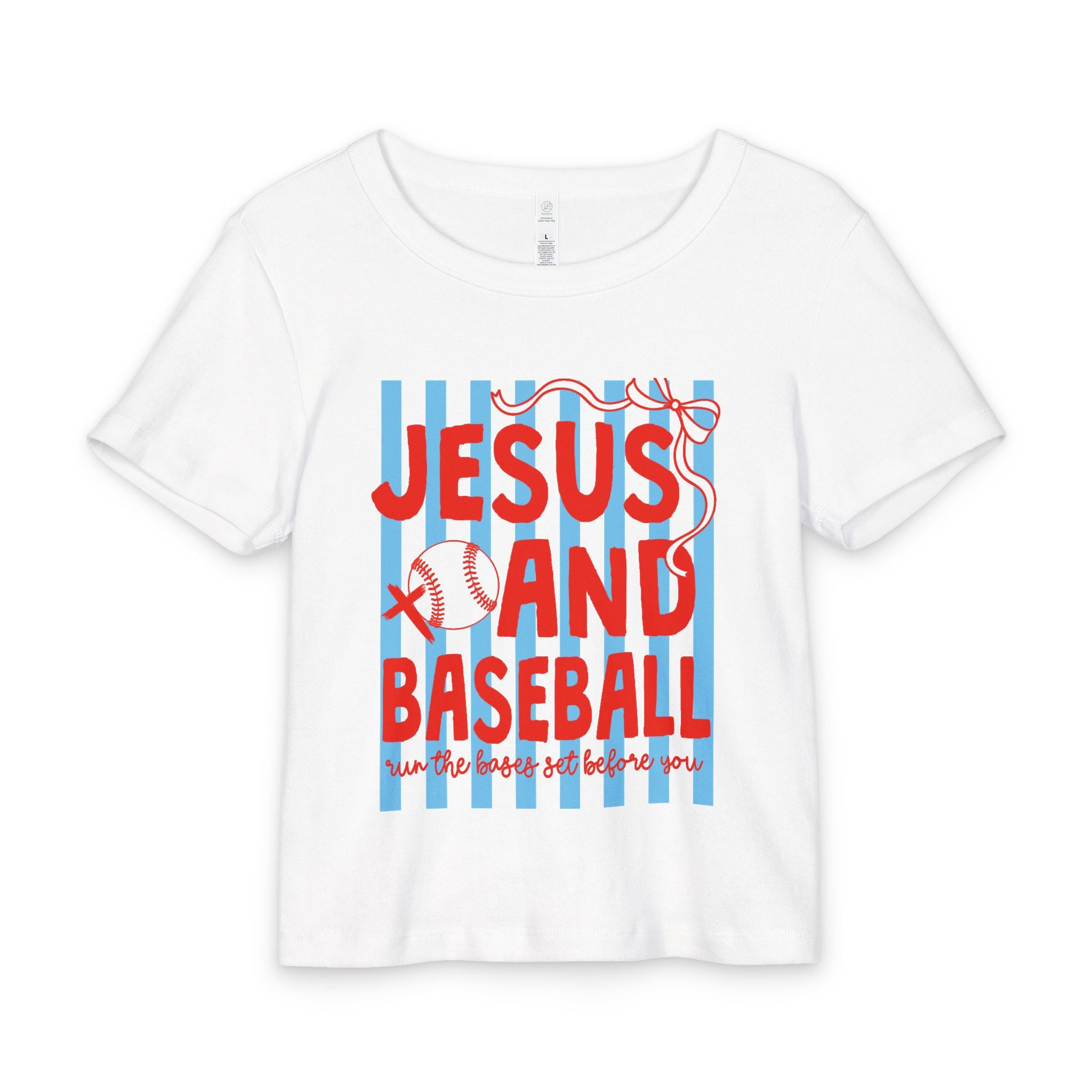 Jesus and Baseball Baby Tee