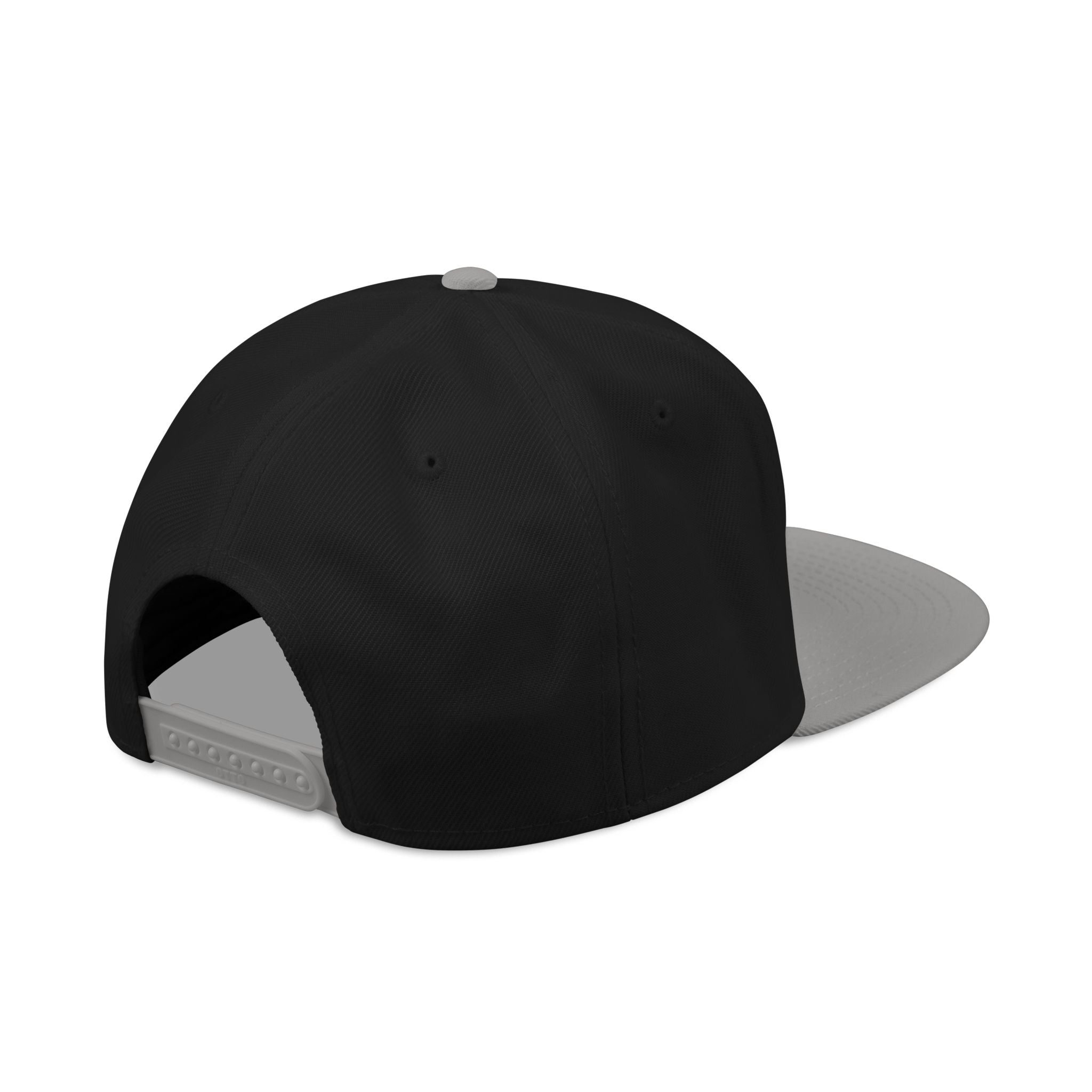 Embroidered Fiery Crown Snapback Hat