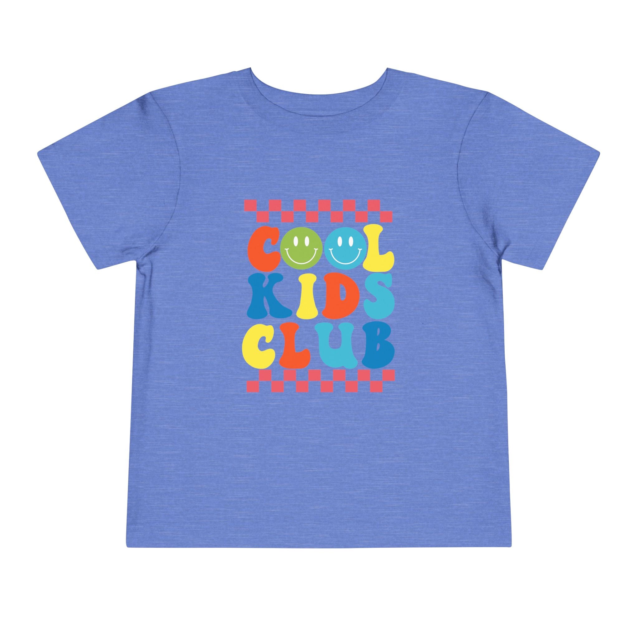 Cool Kids Club Toddler Tee — Colorful Retro Graphic Shirt