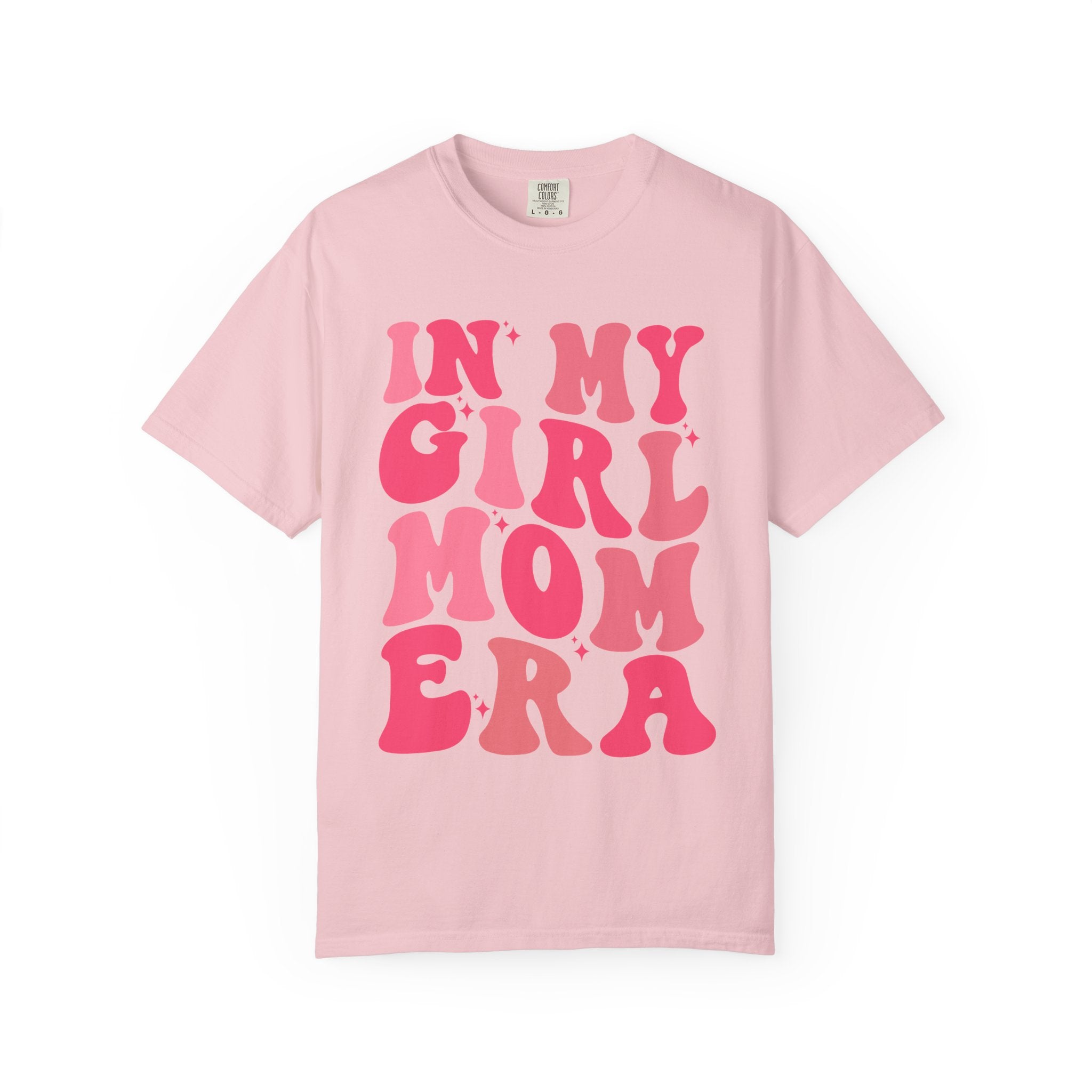 In My Girl Mom Era T-Shirt — Retro Pink Script Tee for Proud Moms