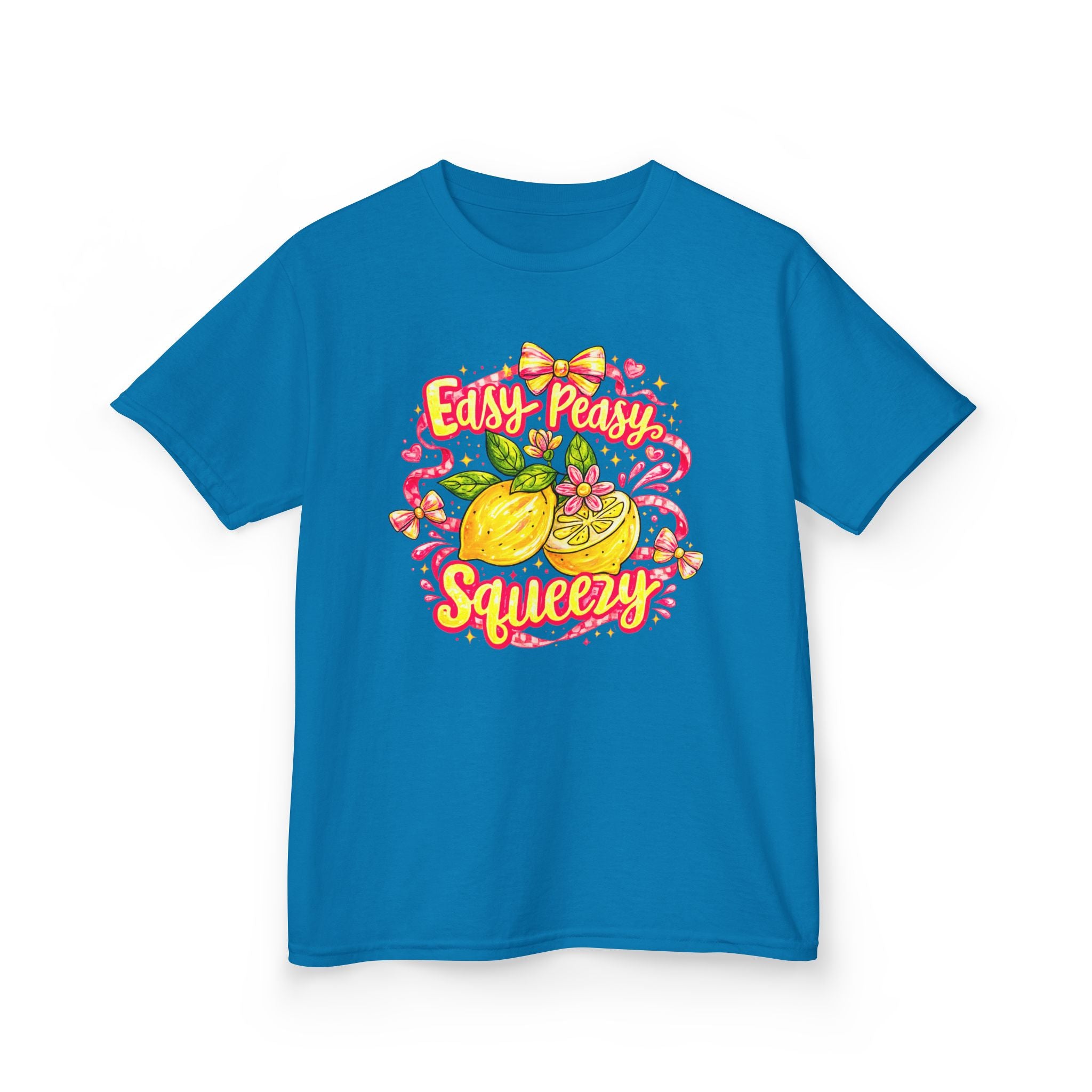 Kids T‑Shirt – "Easy Peasy Squeezy"  Fruit Graphic Tee