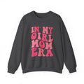 Crewneck Sweatshirt — "In My Girl Mom Era" Retro Pink Graphic