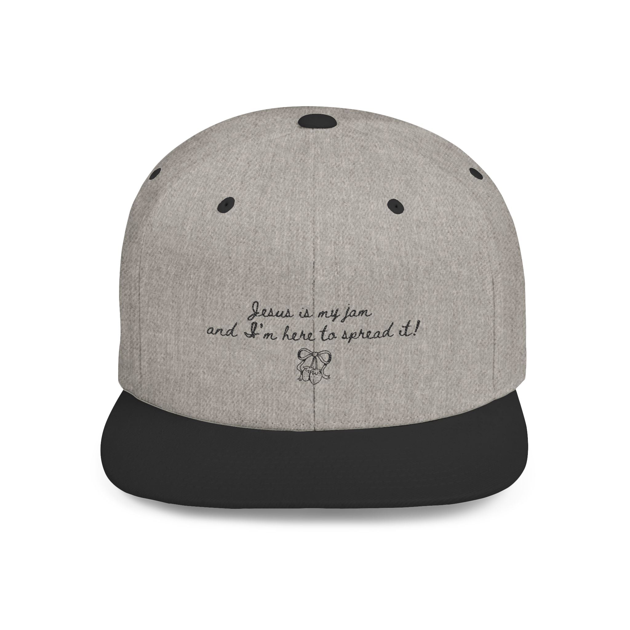Flat Bill Snapback Hat
