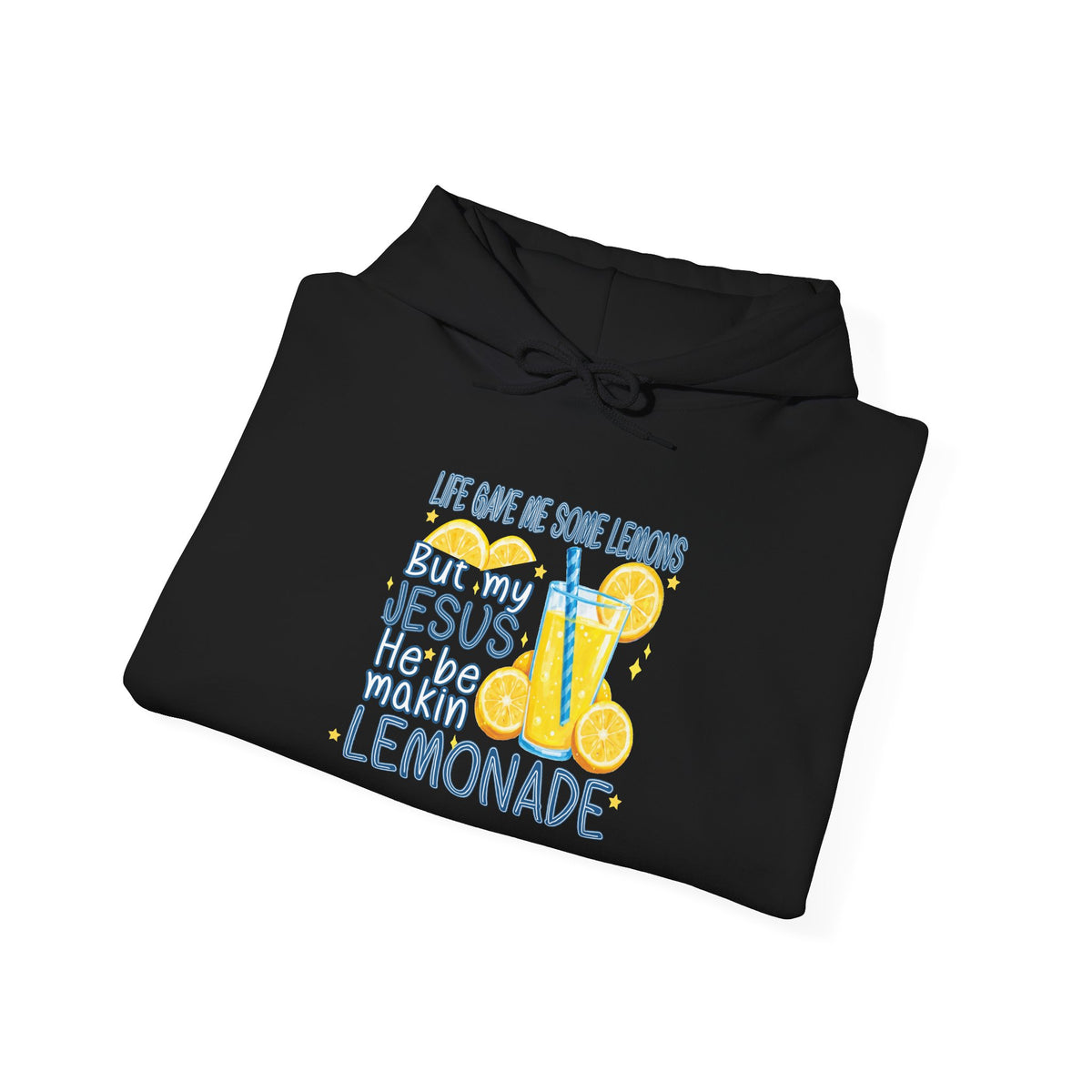 Christian Lemonade Hoodie – "Life Gave Me Lemons, Jesus Made Lemonade" Cozy Faith Sweatshirt