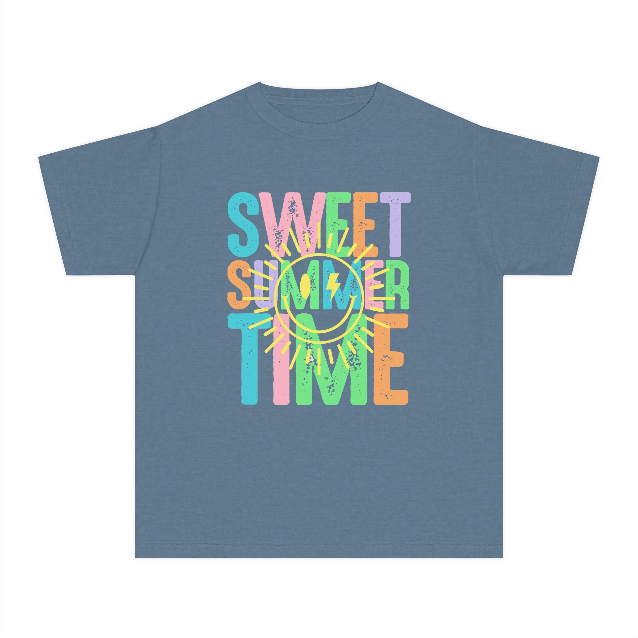 Sweet Summer Time Youth Tee  Pastel Beach Vibes