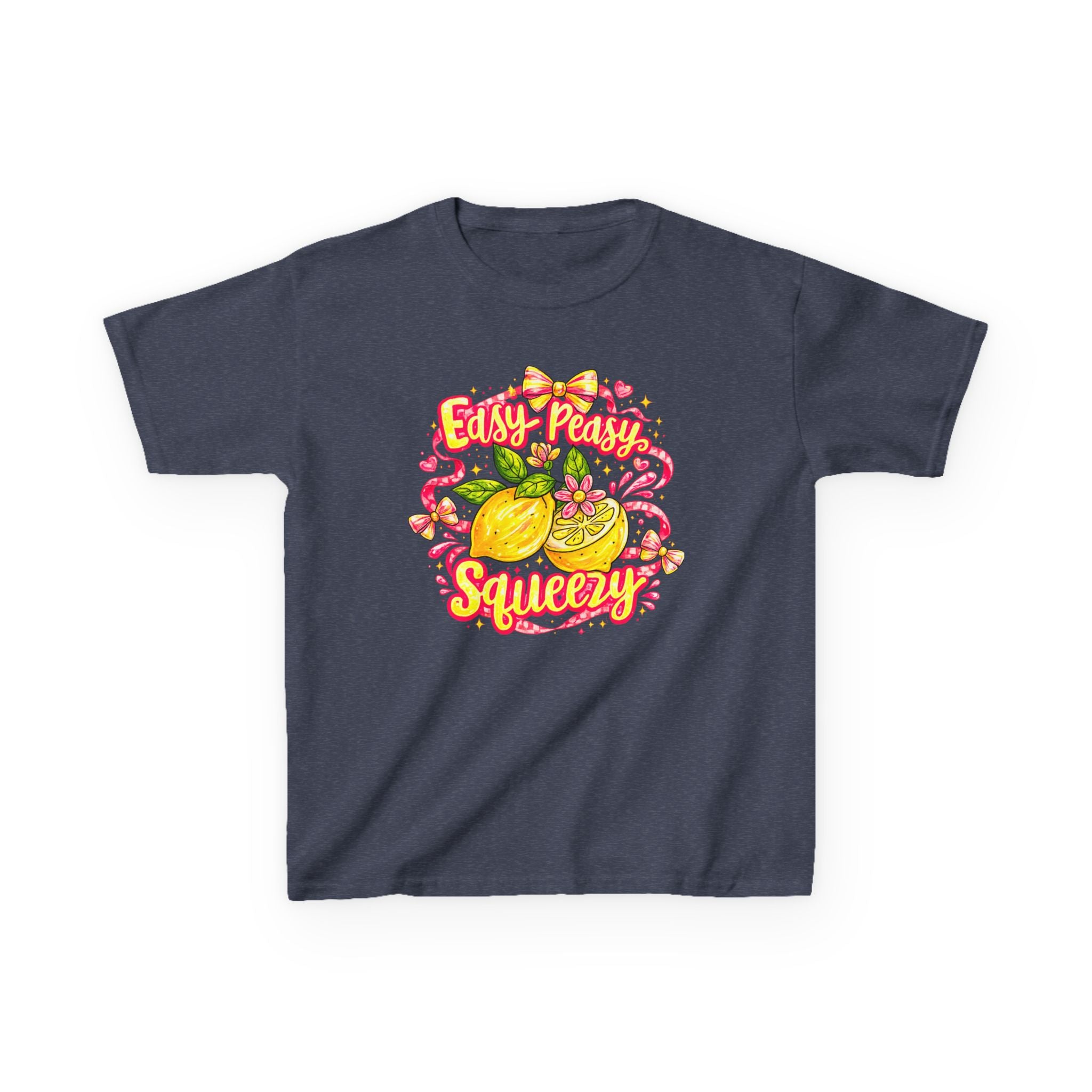 Kids T‑Shirt – "Easy Peasy Squeezy"  Fruit Graphic Tee