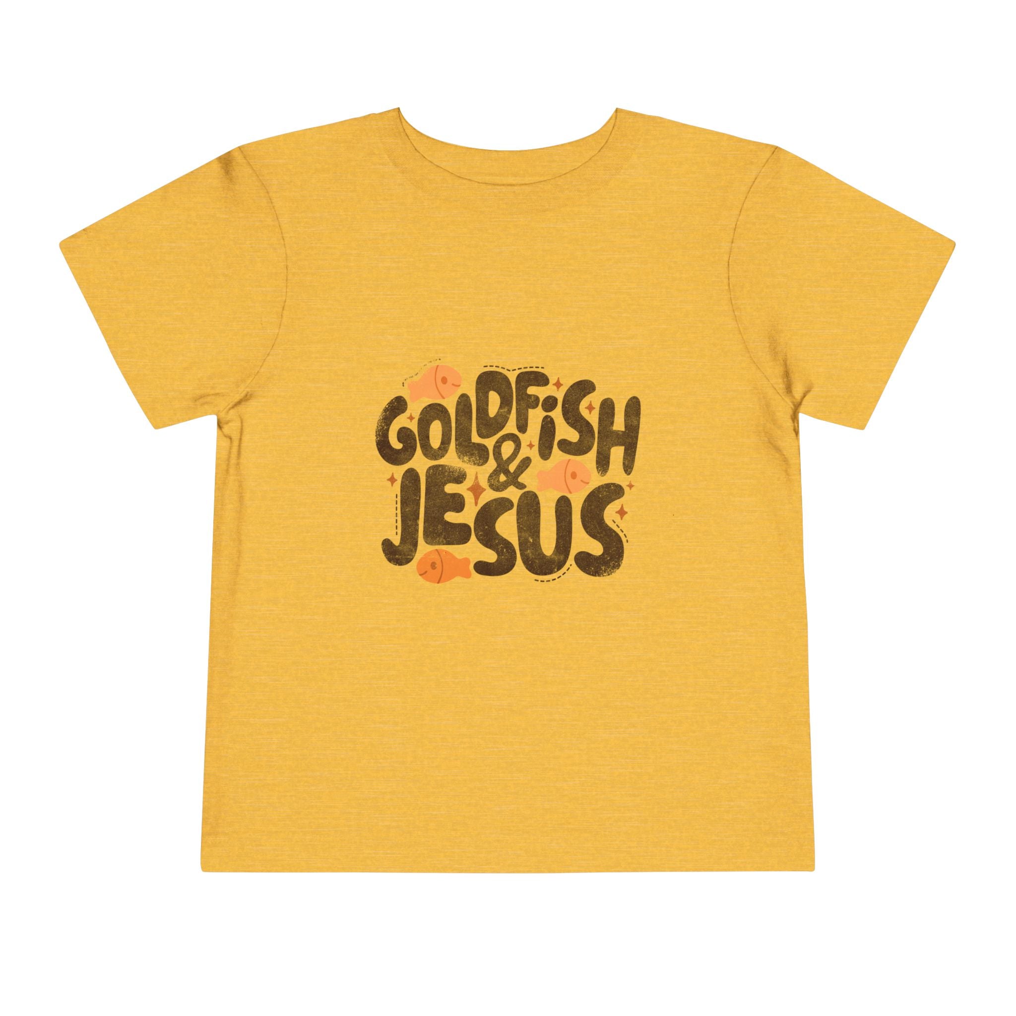 Goldfish & Jesus Toddler Tee — Cute Christian Kids Shirt