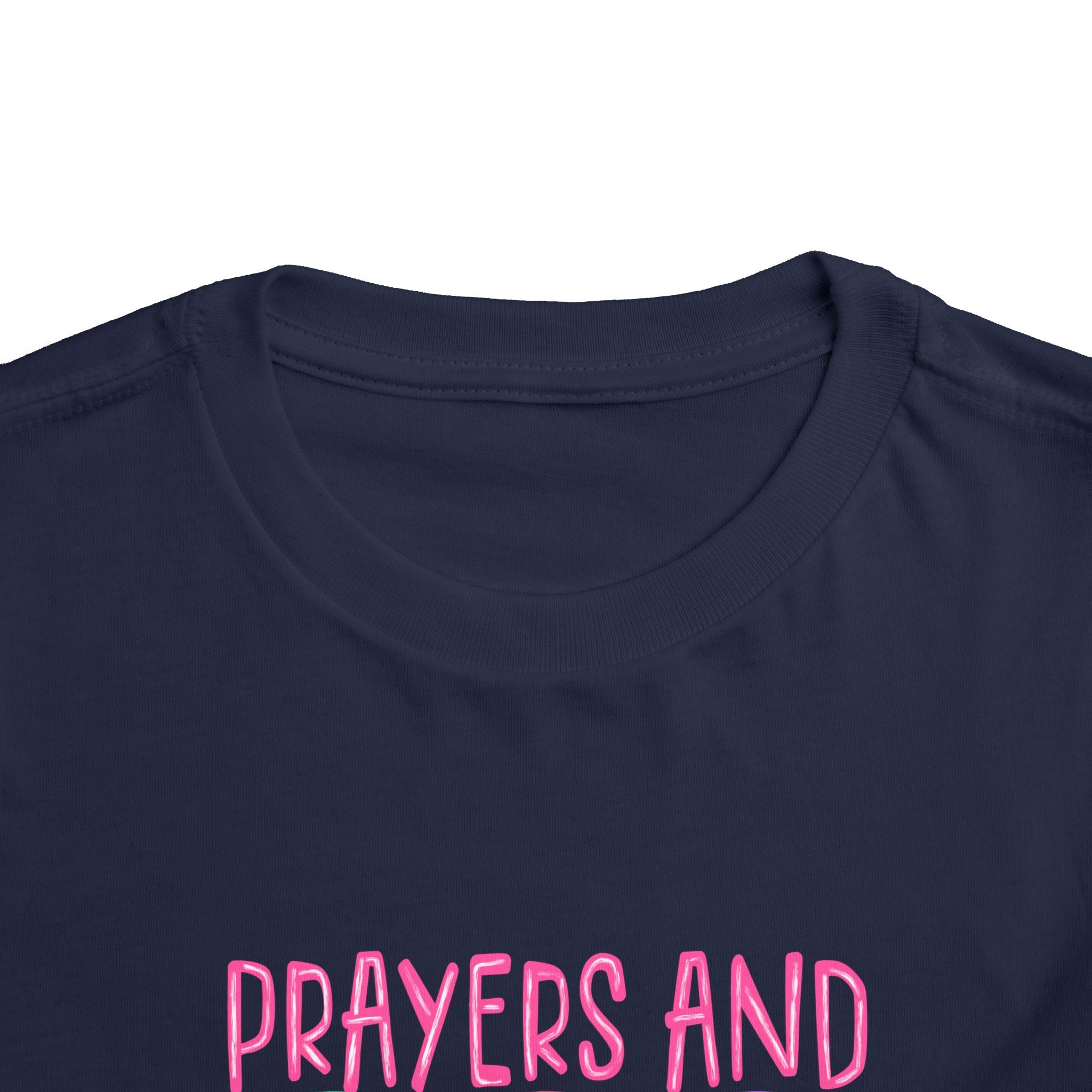 Toddler Tee - "Prayers and Popsicles" Colorful Popsicle