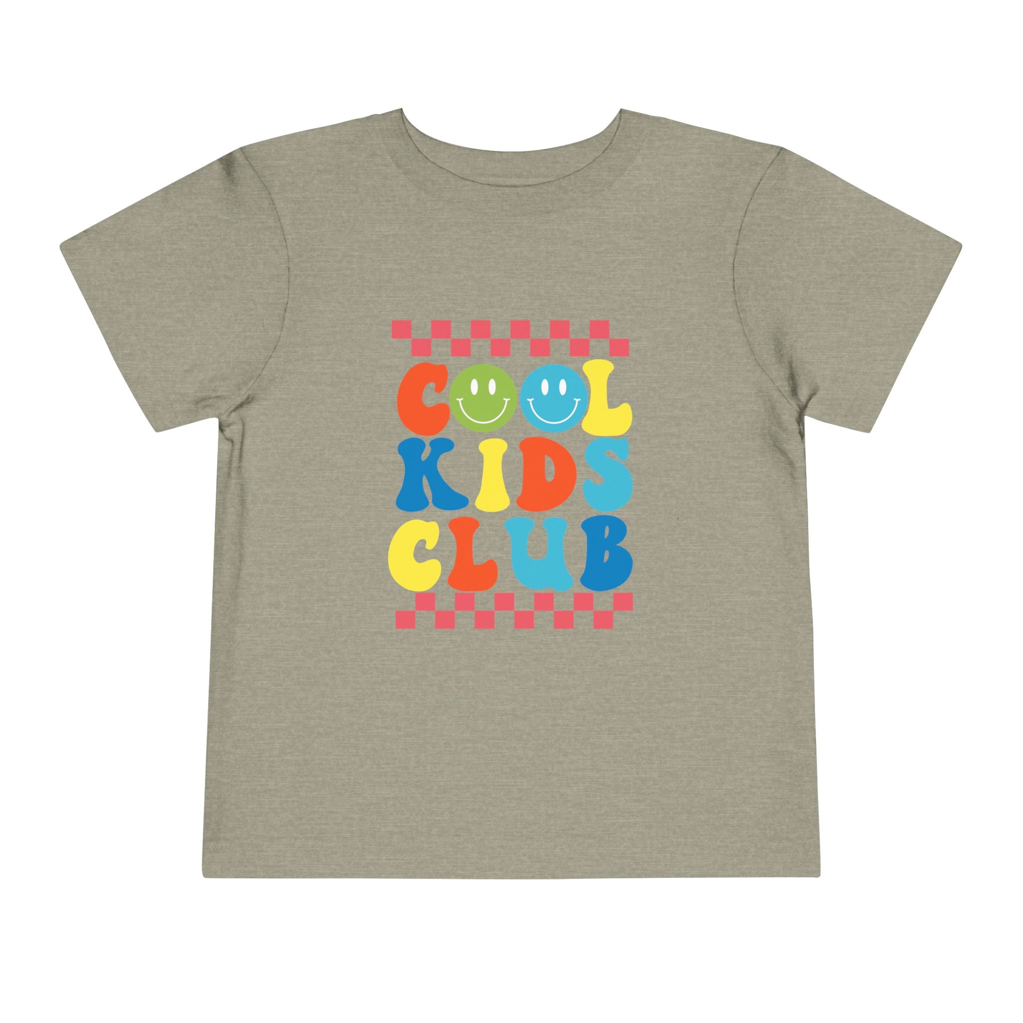 Cool Kids Club Toddler Tee — Colorful Retro Graphic Shirt