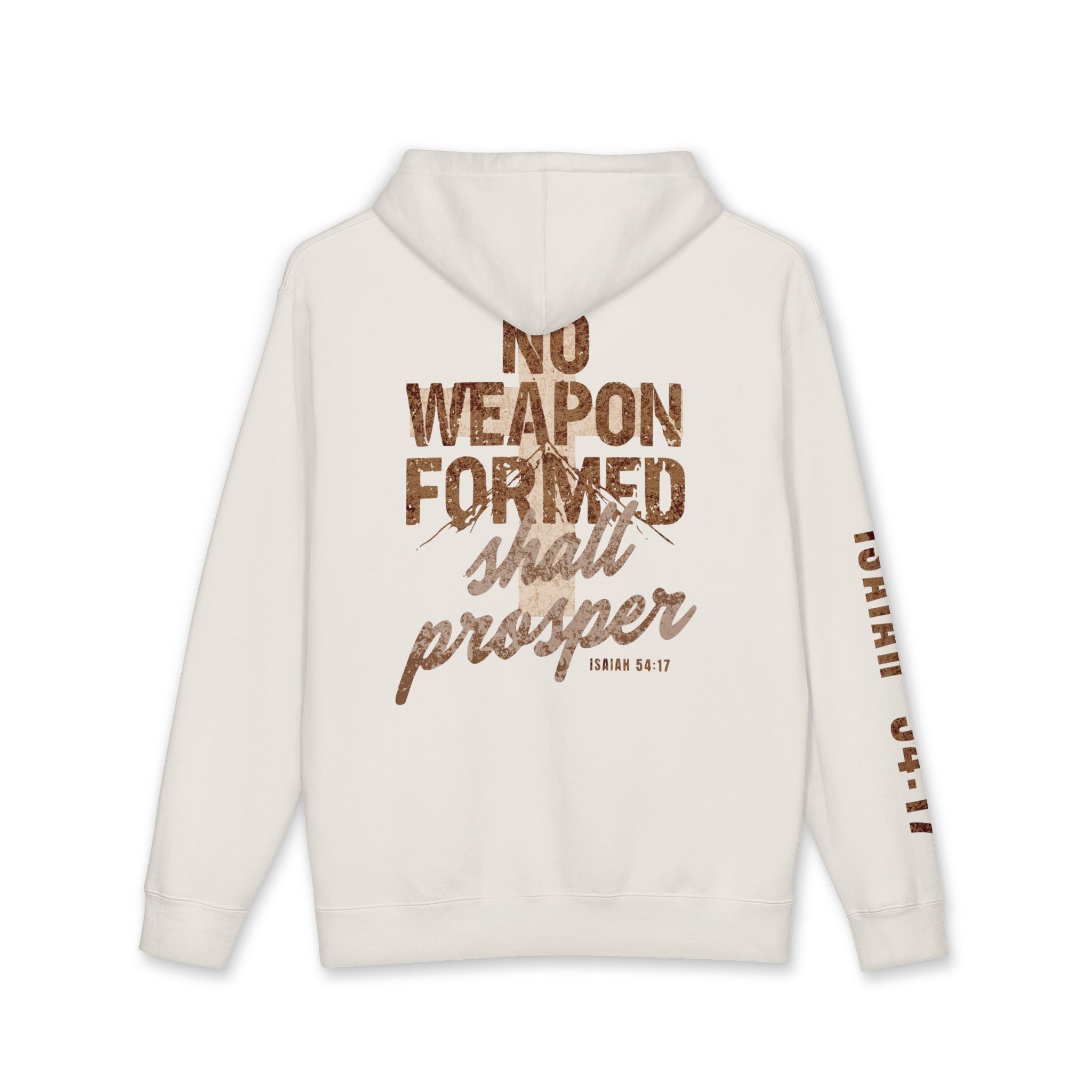 Hoodie — "No Weapon Formed Shall Prosper" Isaiah 54:17