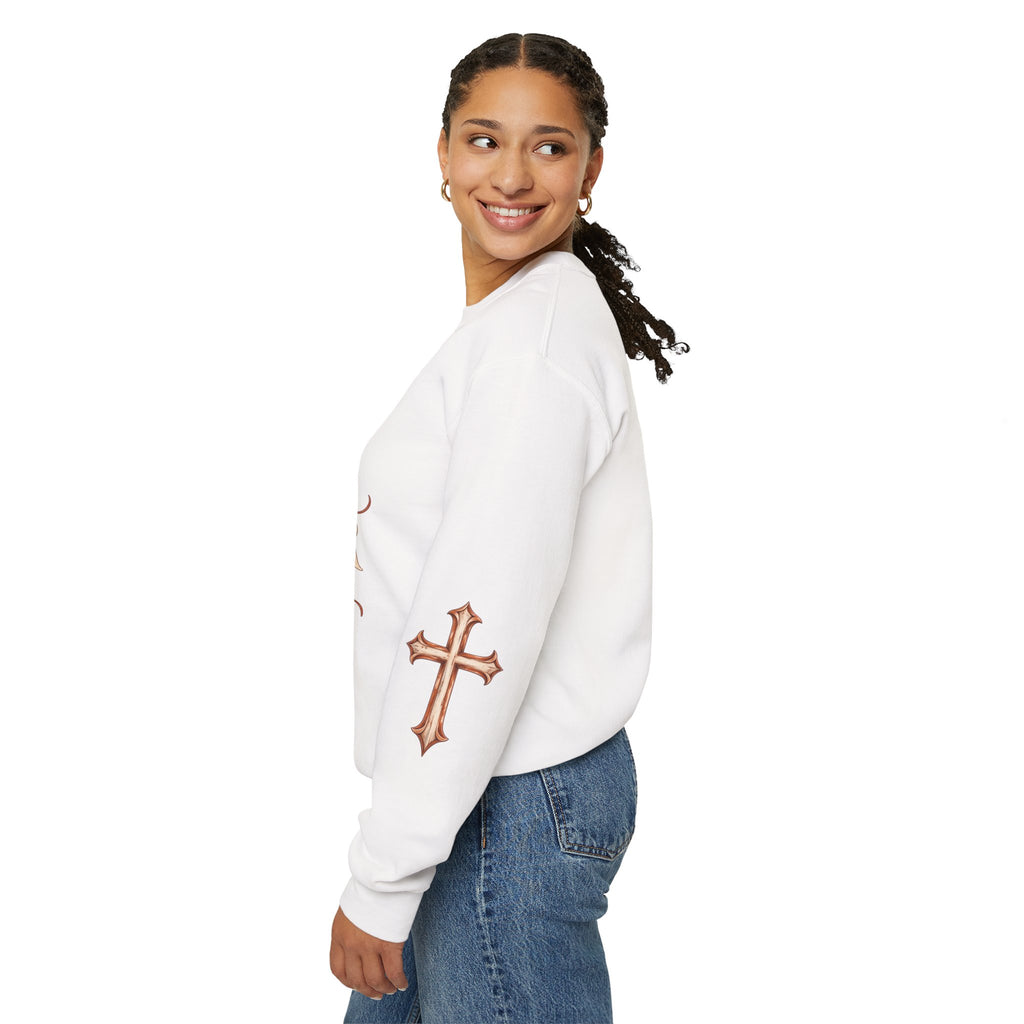 Sweater Weather & Sunday Worship Crewneck Sweatshirt