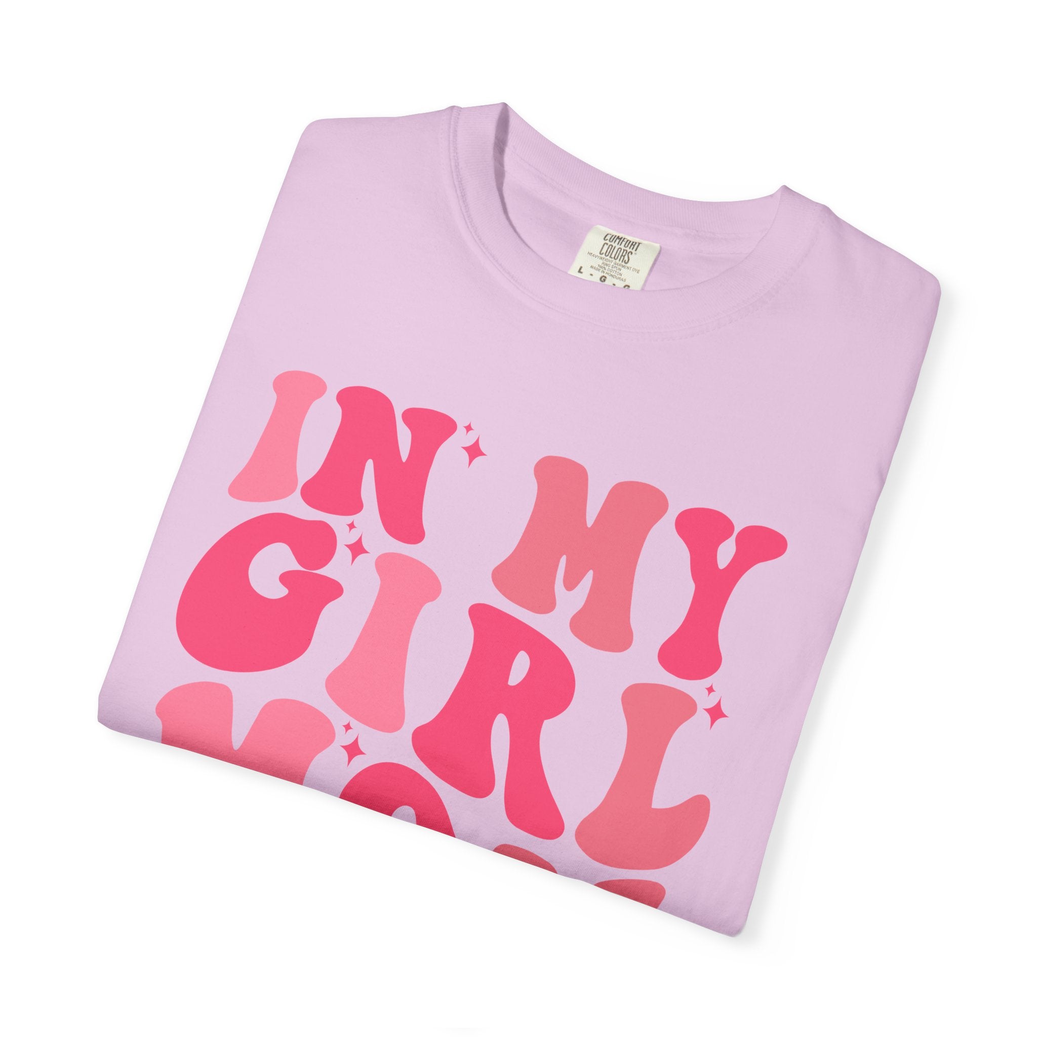 In My Girl Mom Era T-Shirt — Retro Pink Script Tee for Proud Moms