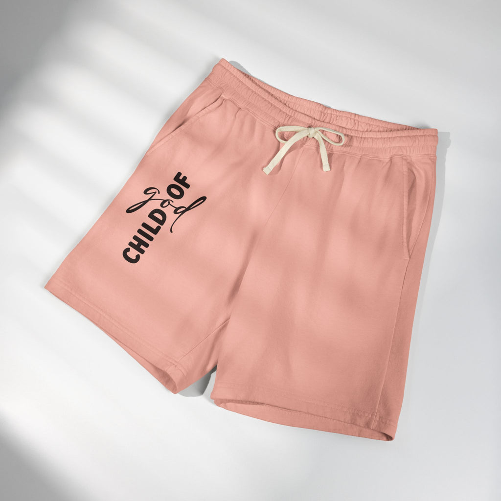 Faithful 'Child of God' Sweat Shorts  Lightweight Fleece Religious Lounge Wear