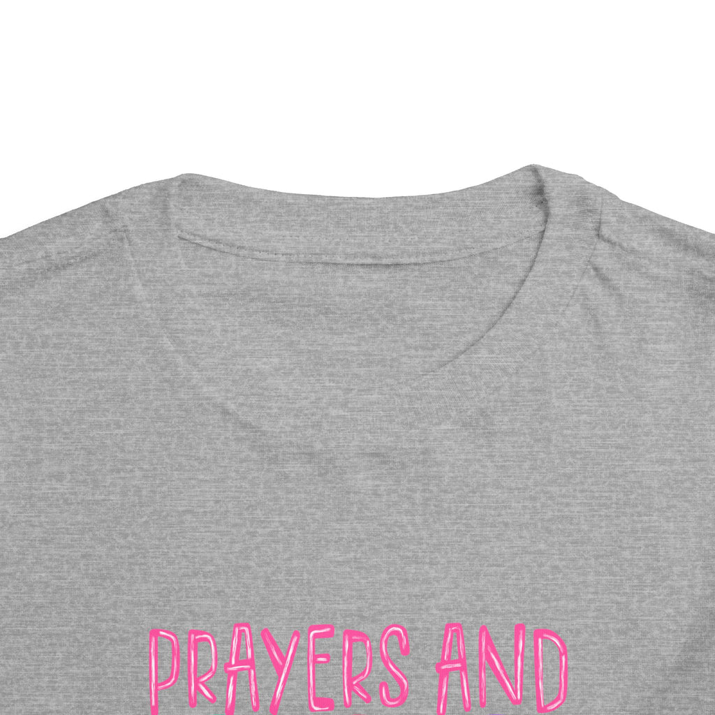 Toddler Tee - "Prayers and Popsicles" Colorful Popsicle