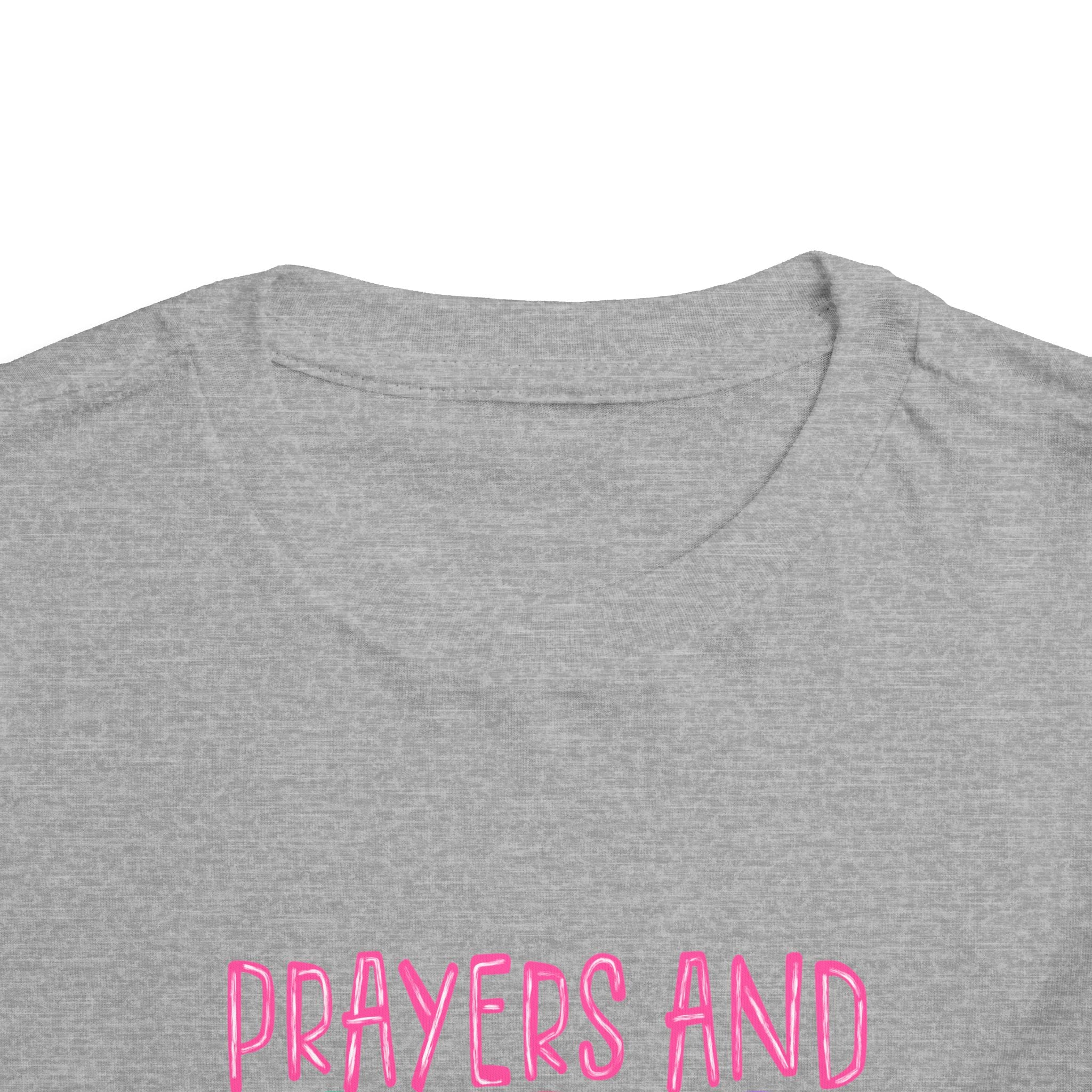 Toddler Tee - "Prayers and Popsicles" Colorful Popsicle