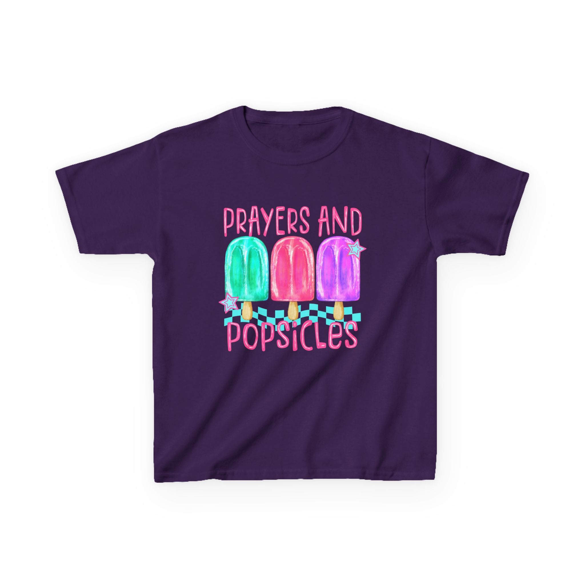 Kids Tee — "Prayers and Popsicles"