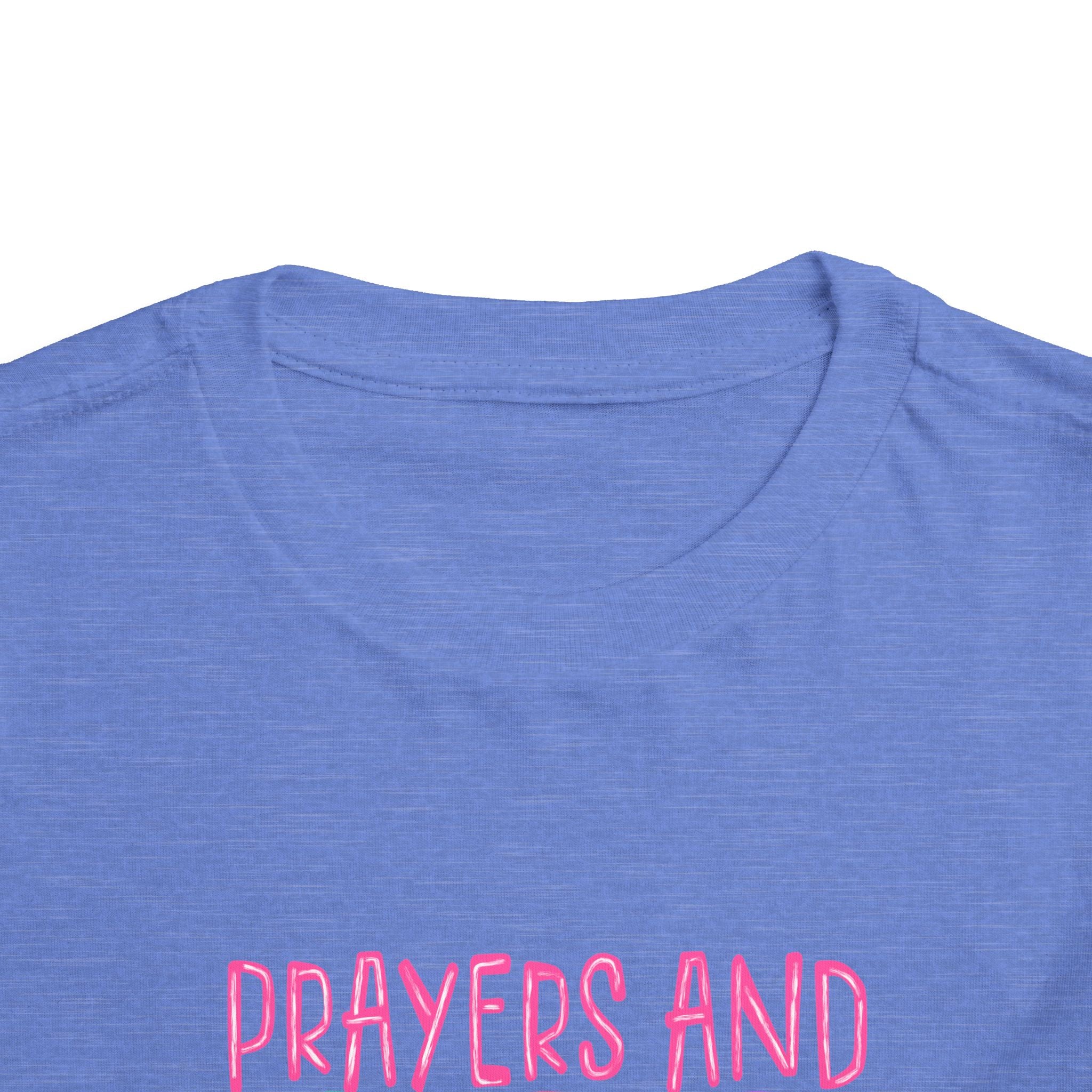 Toddler Tee - "Prayers and Popsicles" Colorful Popsicle