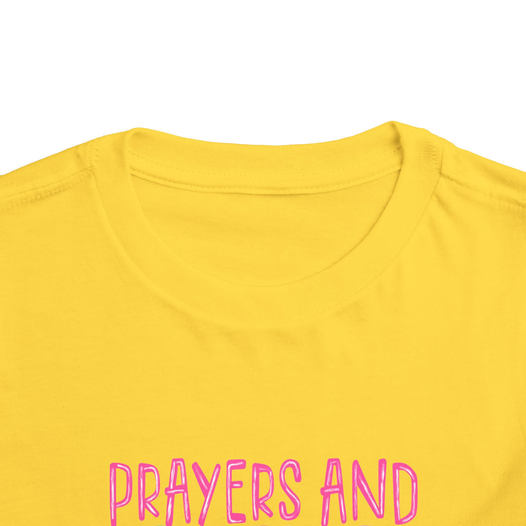 Toddler Tee - "Prayers and Popsicles" Colorful Popsicle