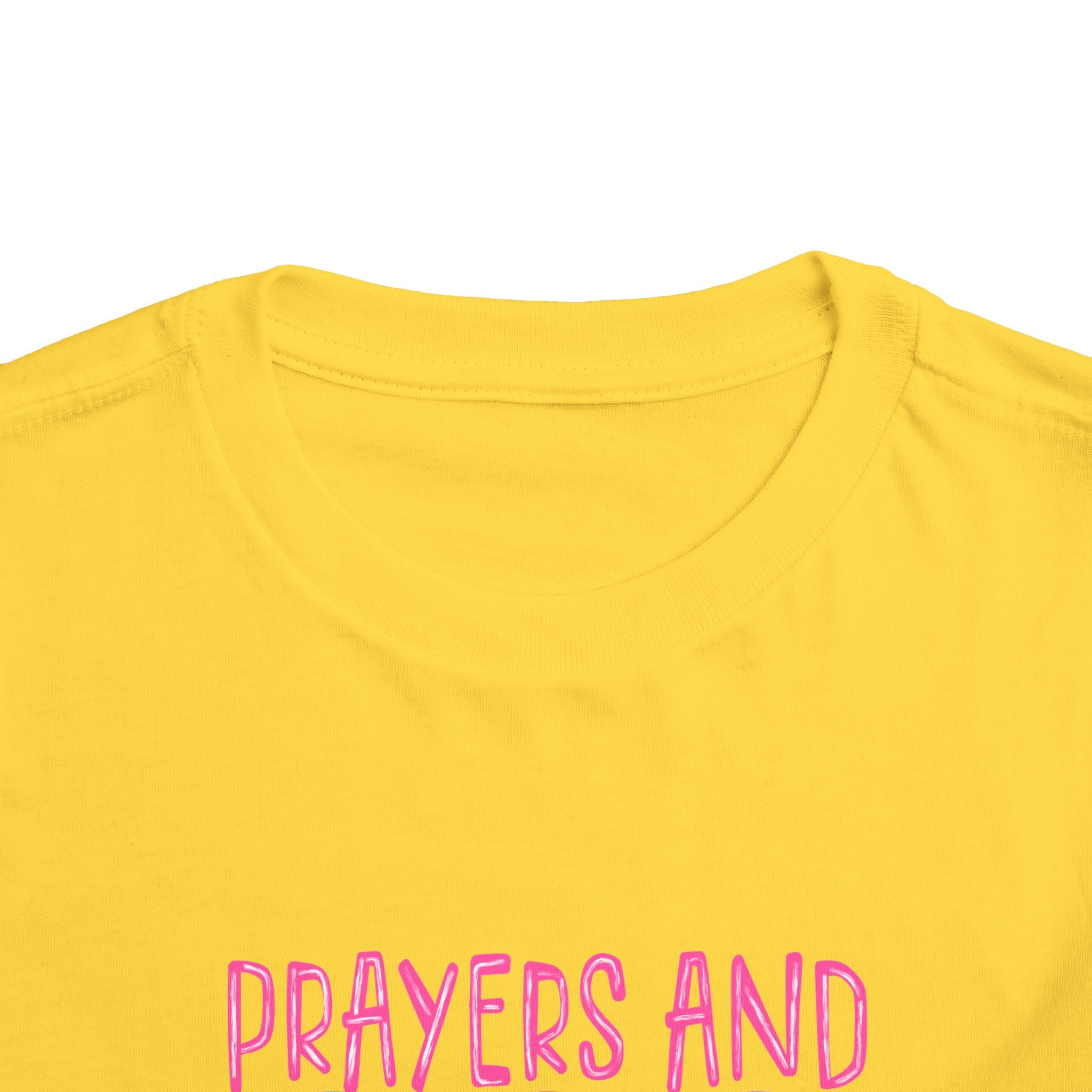 Toddler Tee - "Prayers and Popsicles" Colorful Popsicle