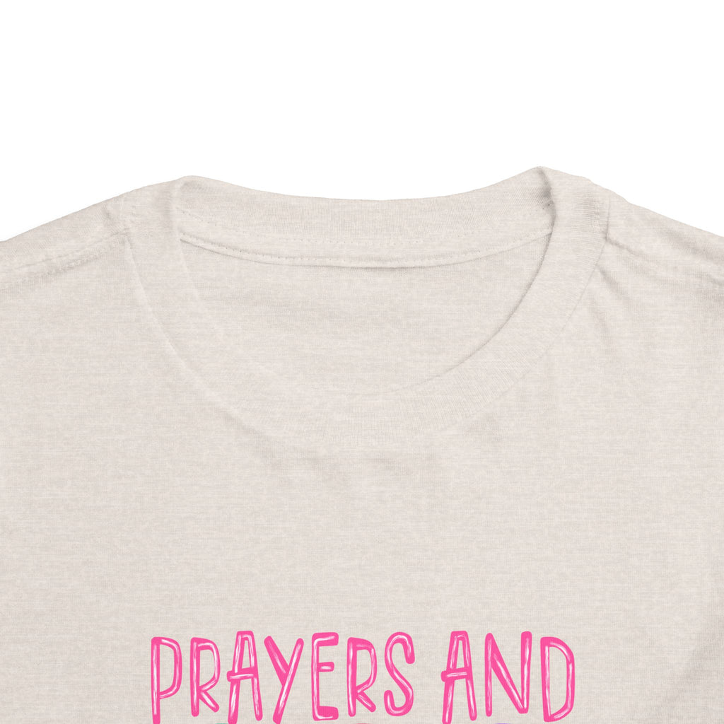Toddler Tee - "Prayers and Popsicles" Colorful Popsicle