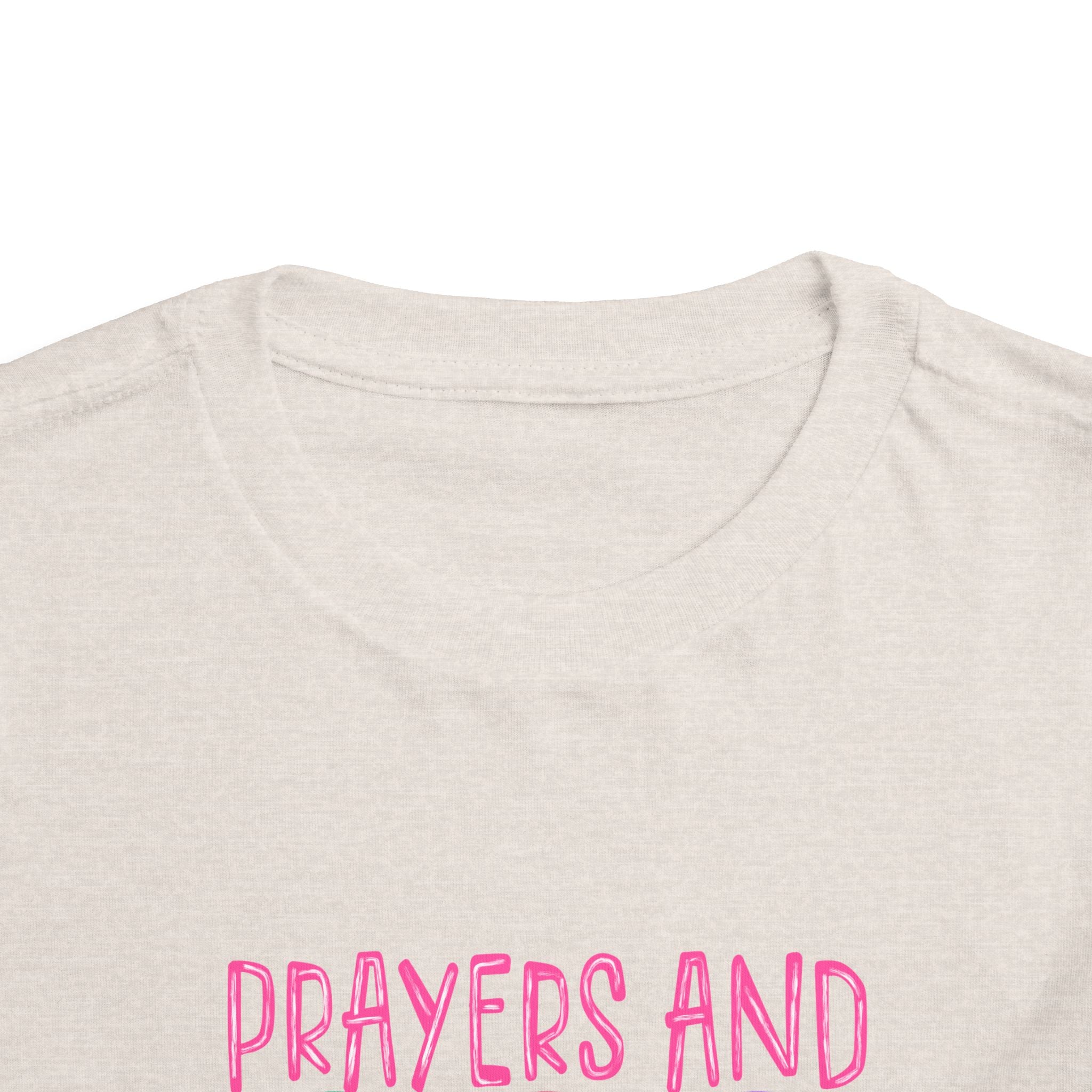 Toddler Tee - "Prayers and Popsicles" Colorful Popsicle