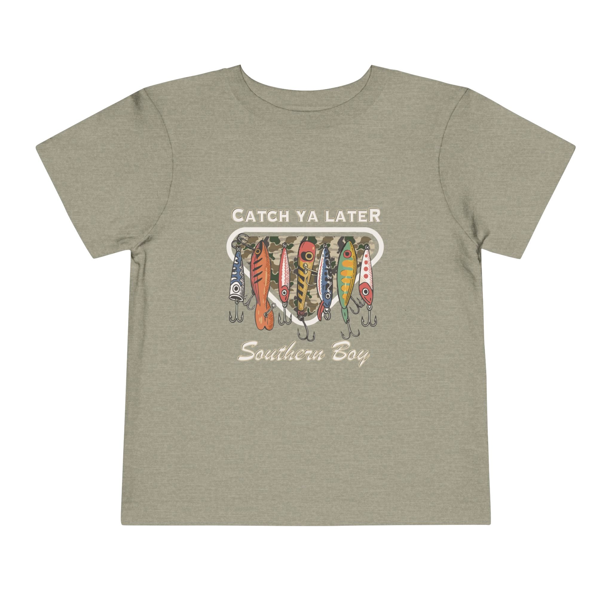 Toddler Fishing Tee  "Catch Ya Later Southern Bay" Graphic