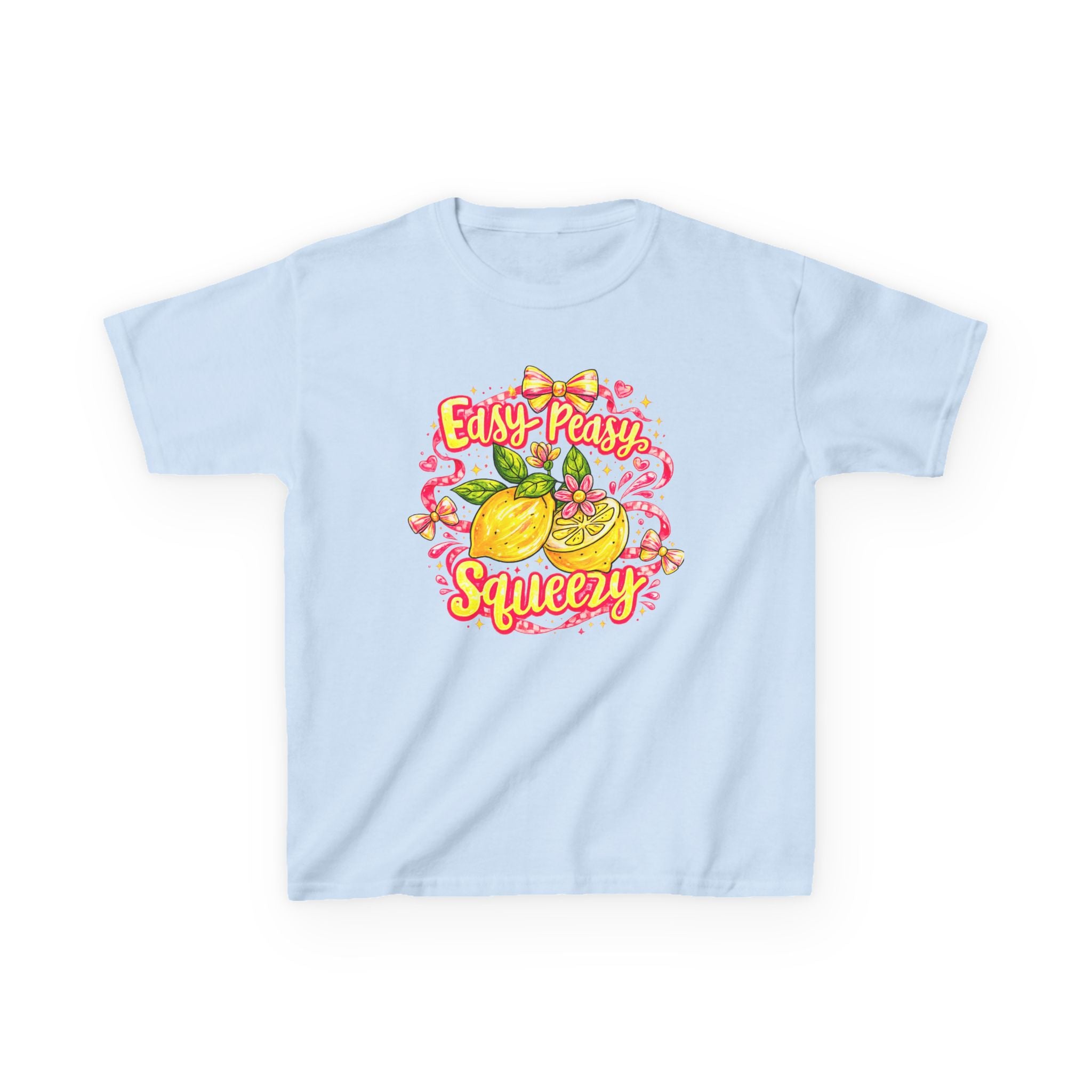 Kids T‑Shirt – "Easy Peasy Squeezy"  Fruit Graphic Tee