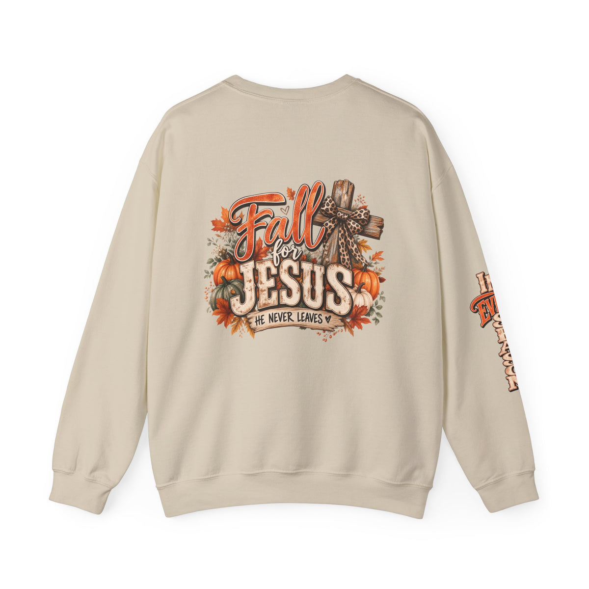 Fall for Jesus Sweatshirt — Christian Autumn Crewneck