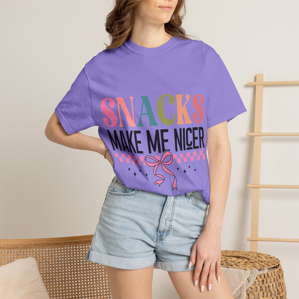 Snacks Make Me Nicer T-Shirt