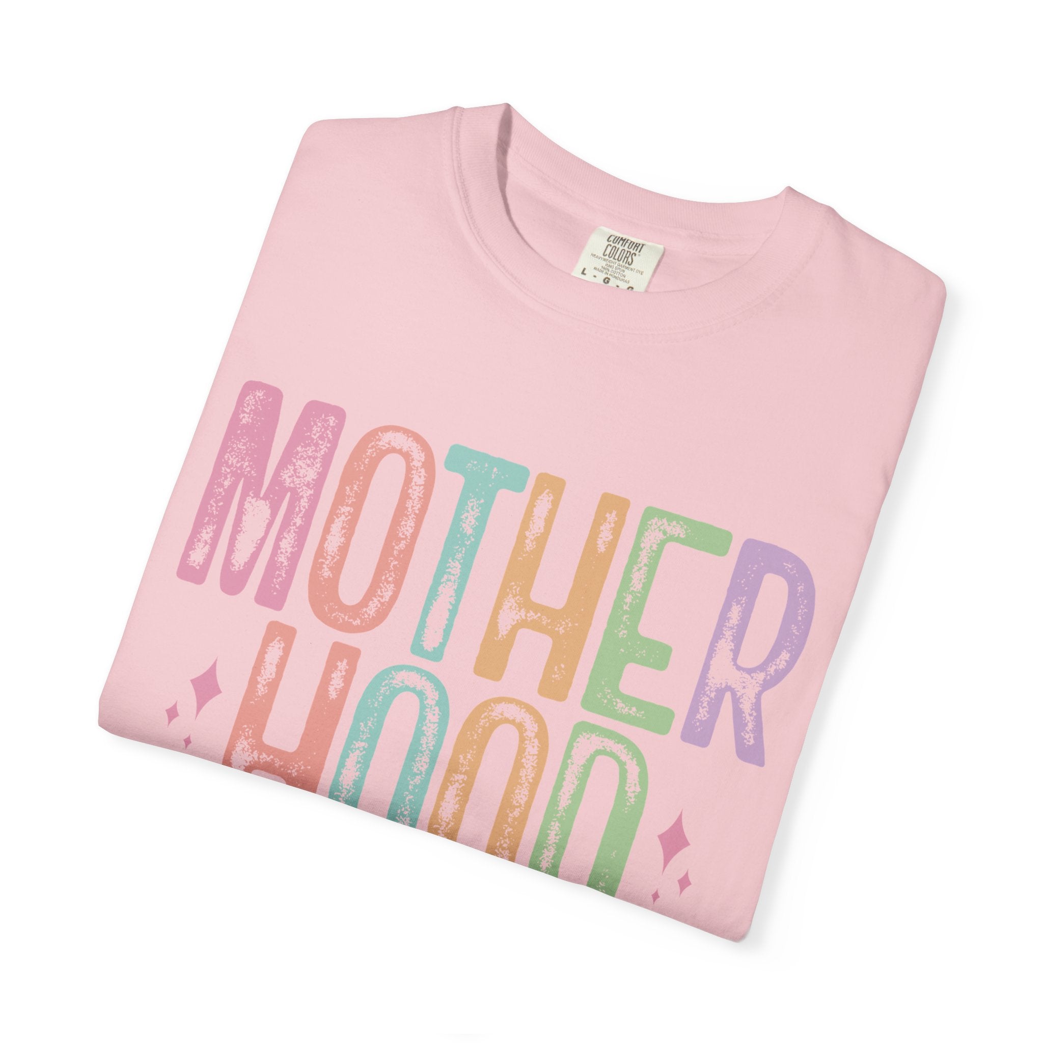 Motherhood Graphic Tee — “Mother Hood: Some days I rock it…”