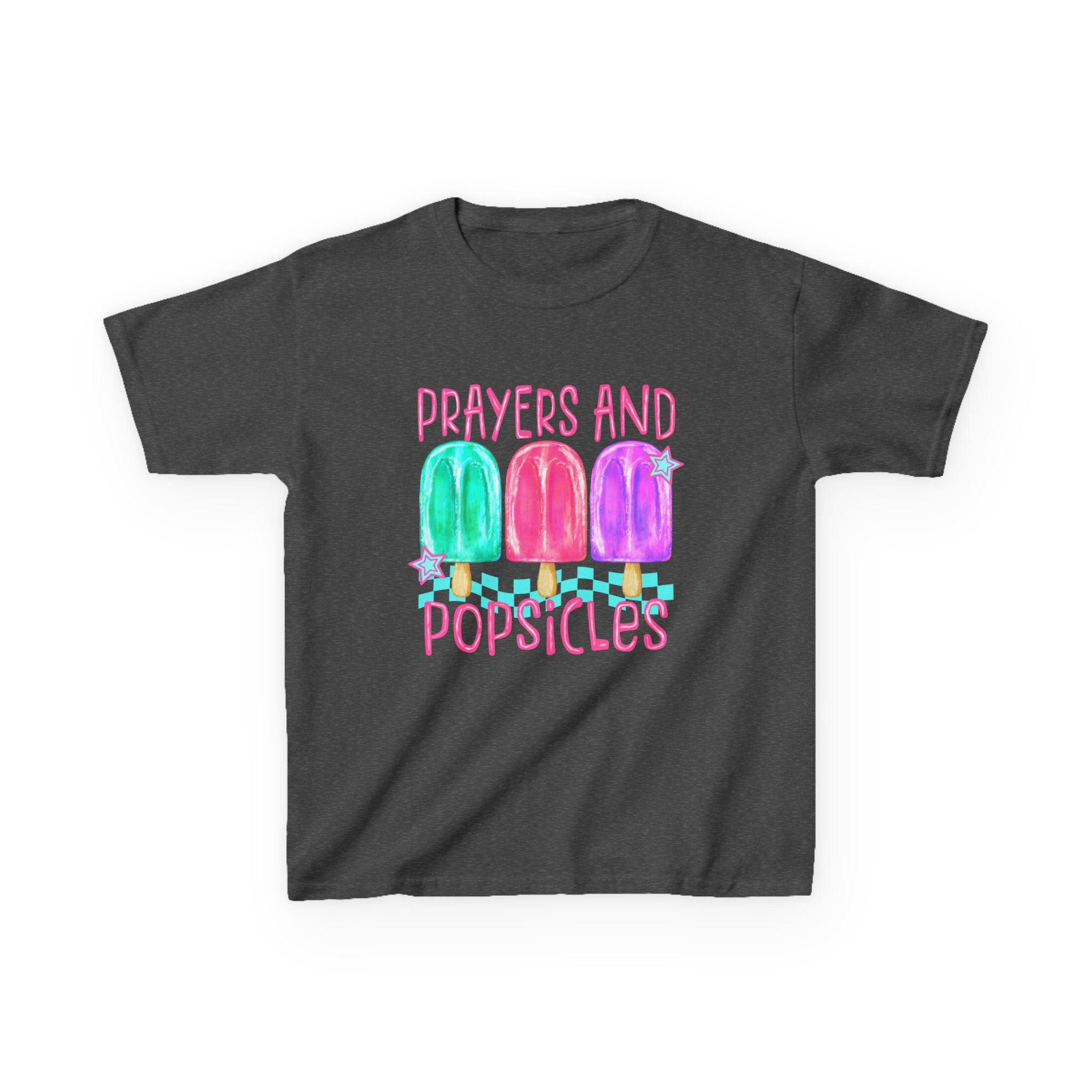 Kids Tee — "Prayers and Popsicles"