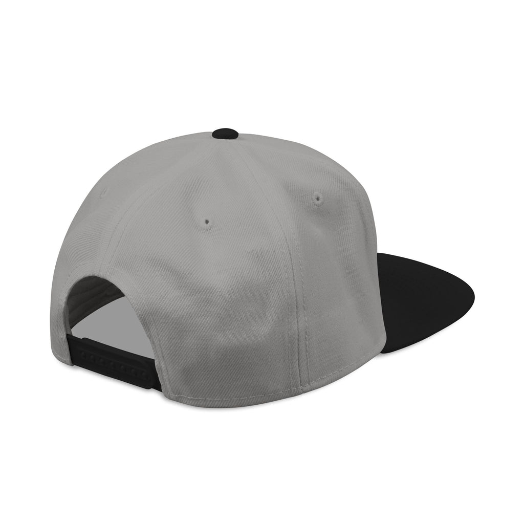 Embroidered Fiery Crown Snapback Hat
