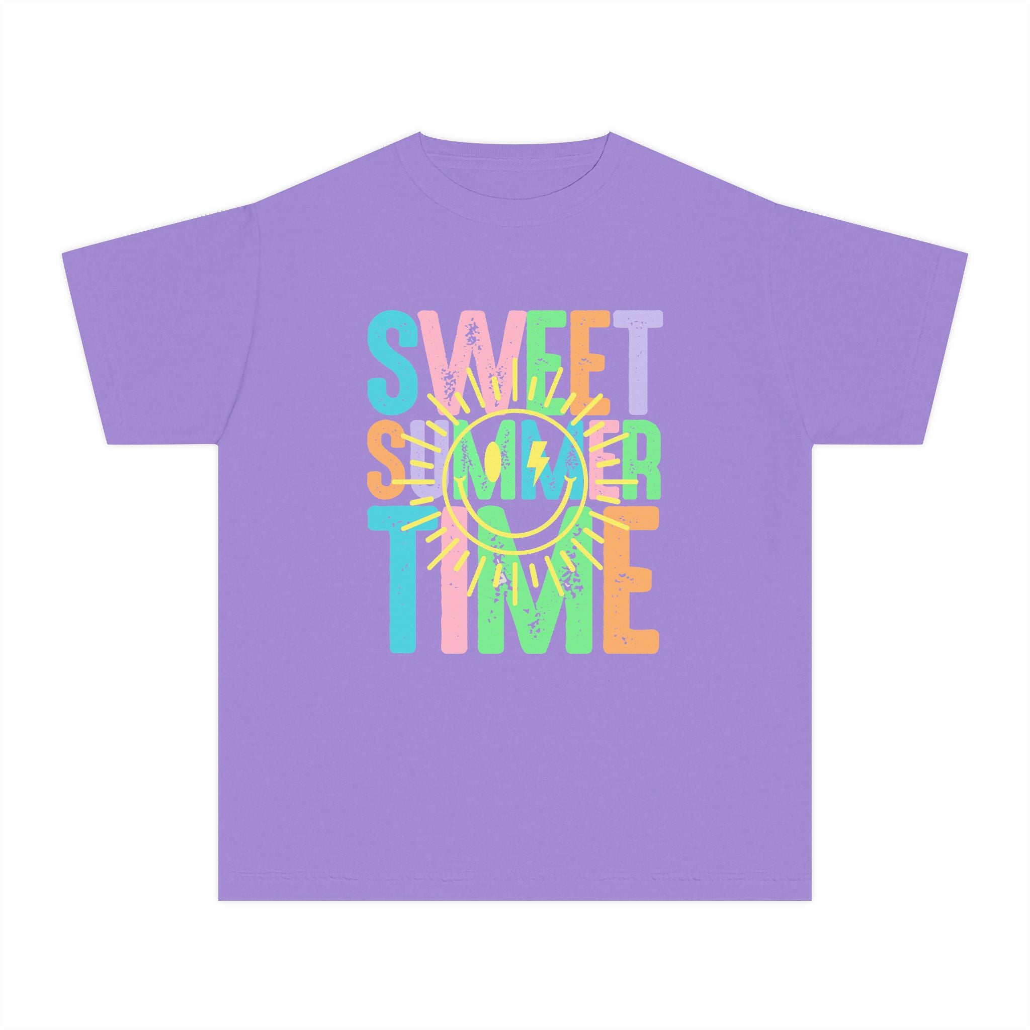 Sweet Summer Time Youth Tee  Pastel Beach Vibes