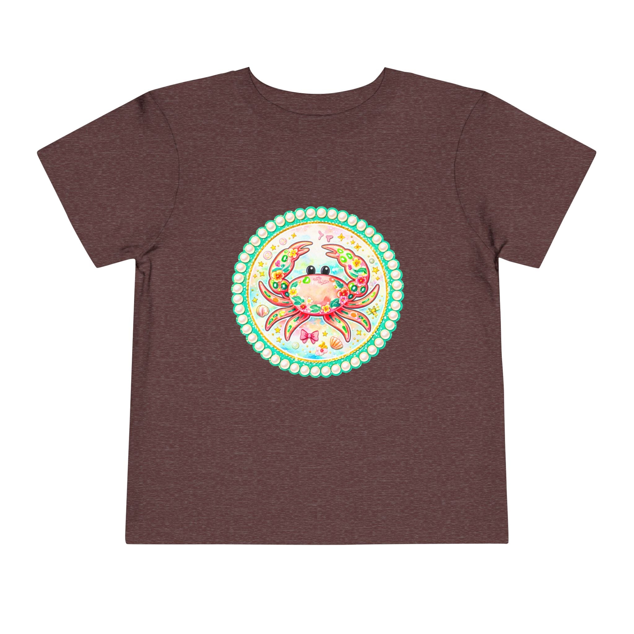 Toddler Tee — Colorful Watercolor Crab Kids Shirt