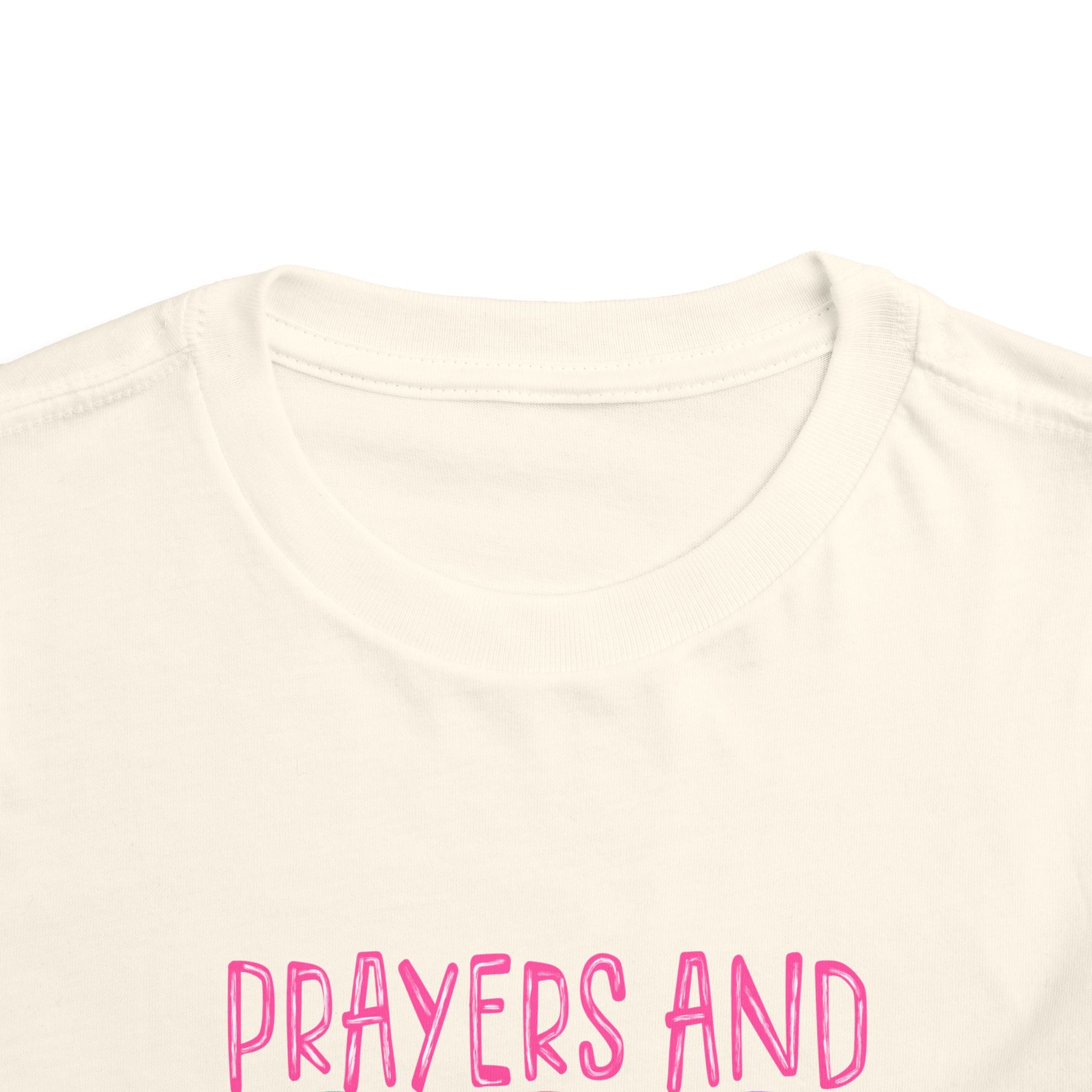 Toddler Tee - "Prayers and Popsicles" Colorful Popsicle