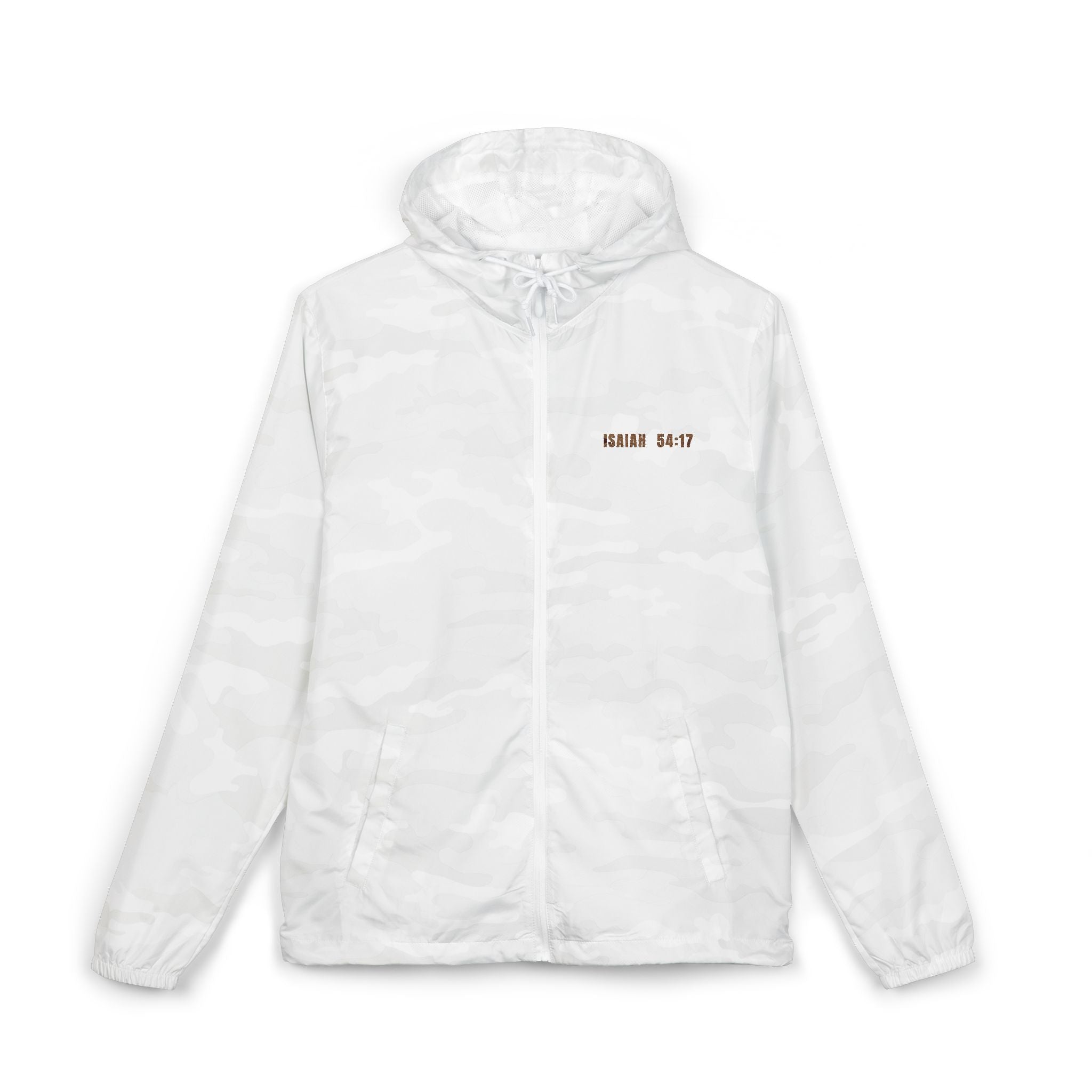 Windbreaker Jacket  "Weapon Formed Shall Prosper"