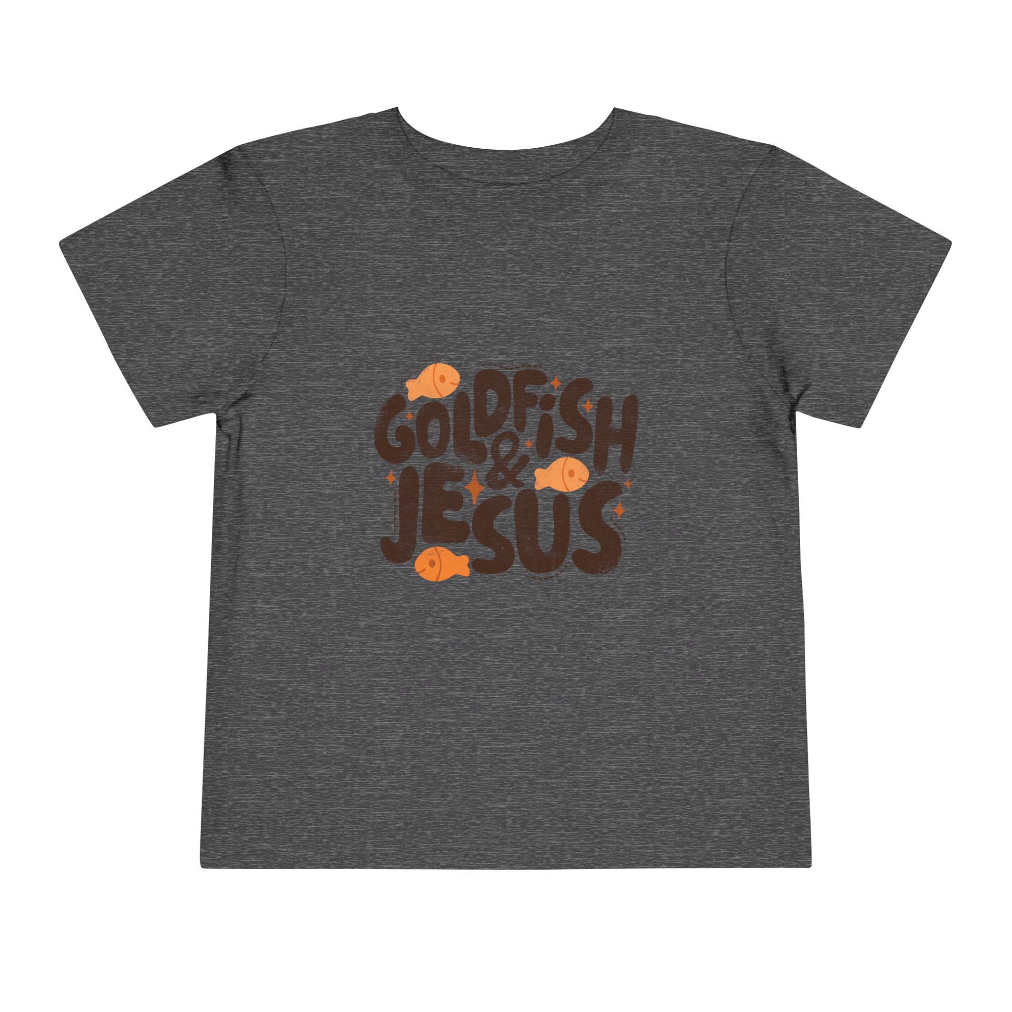 Goldfish & Jesus Toddler Tee — Cute Christian Kids Shirt