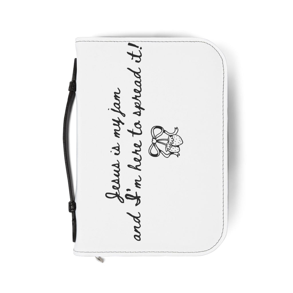 Bible Cover — "Jesus is my jam and I’m here to spread it!"