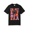 Mom Era Retro Graphic T-Shirt — "In My Boy Mom Era" Smiley Tee