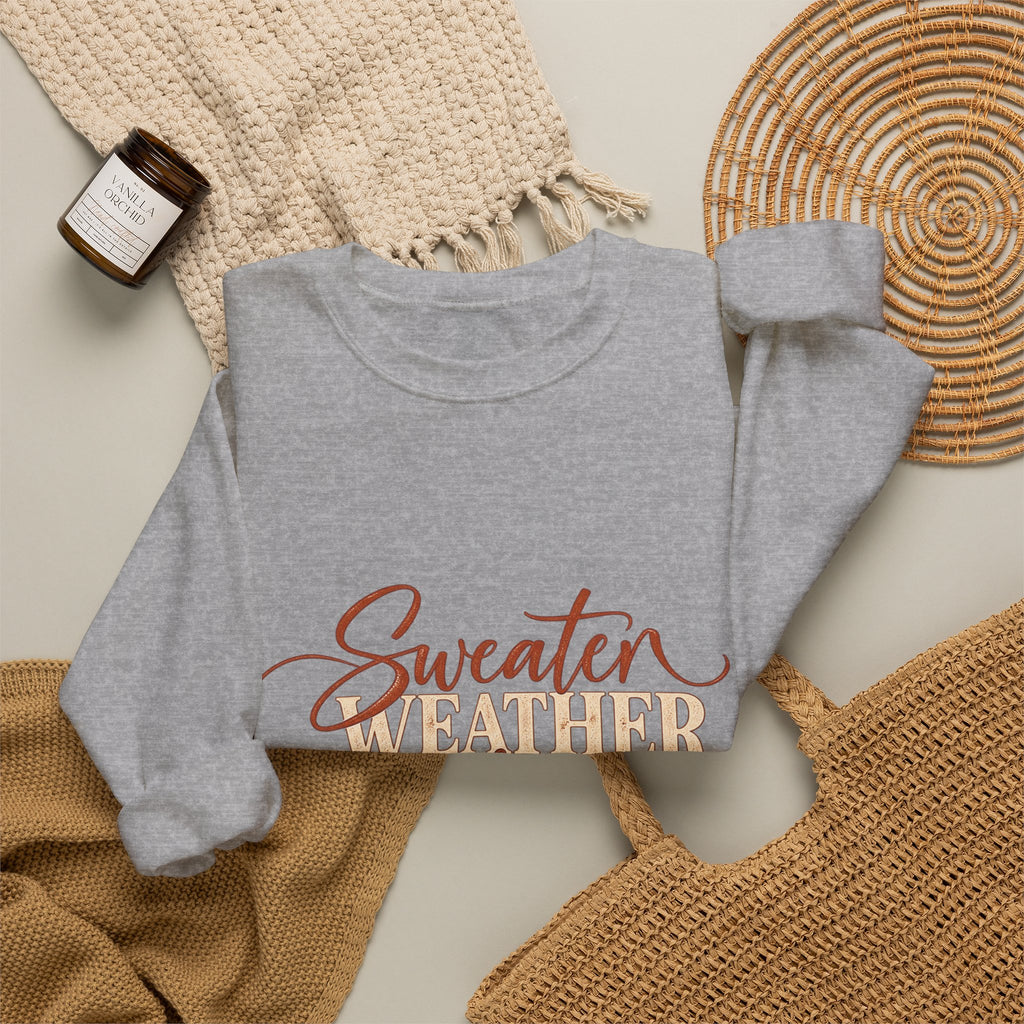 Sweater Weather & Sunday Worship Crewneck Sweatshirt