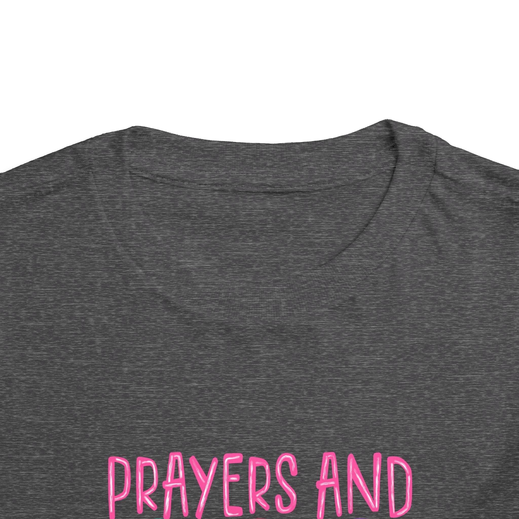 Toddler Tee - "Prayers and Popsicles" Colorful Popsicle