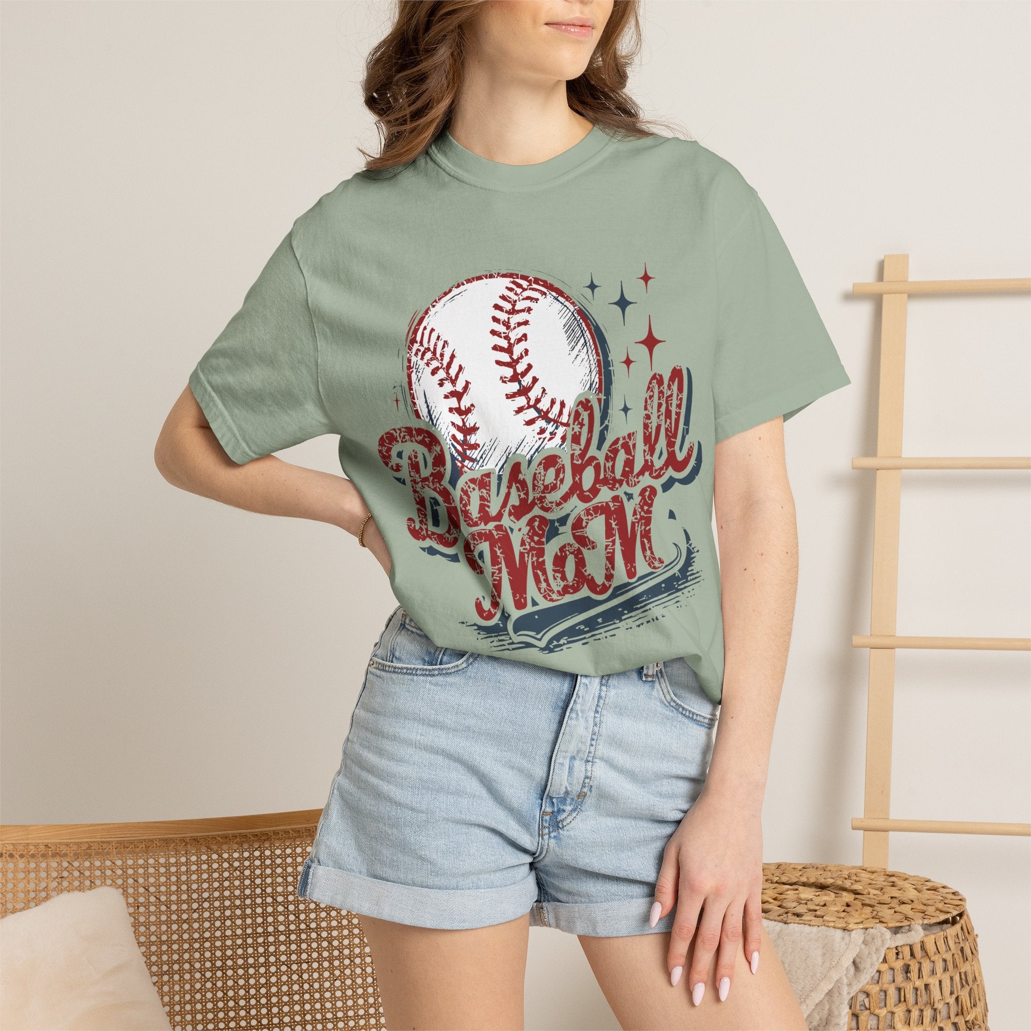 Baseball Mom T-Shirt — Vintage Baseball Graphic Tee for Proud Moms